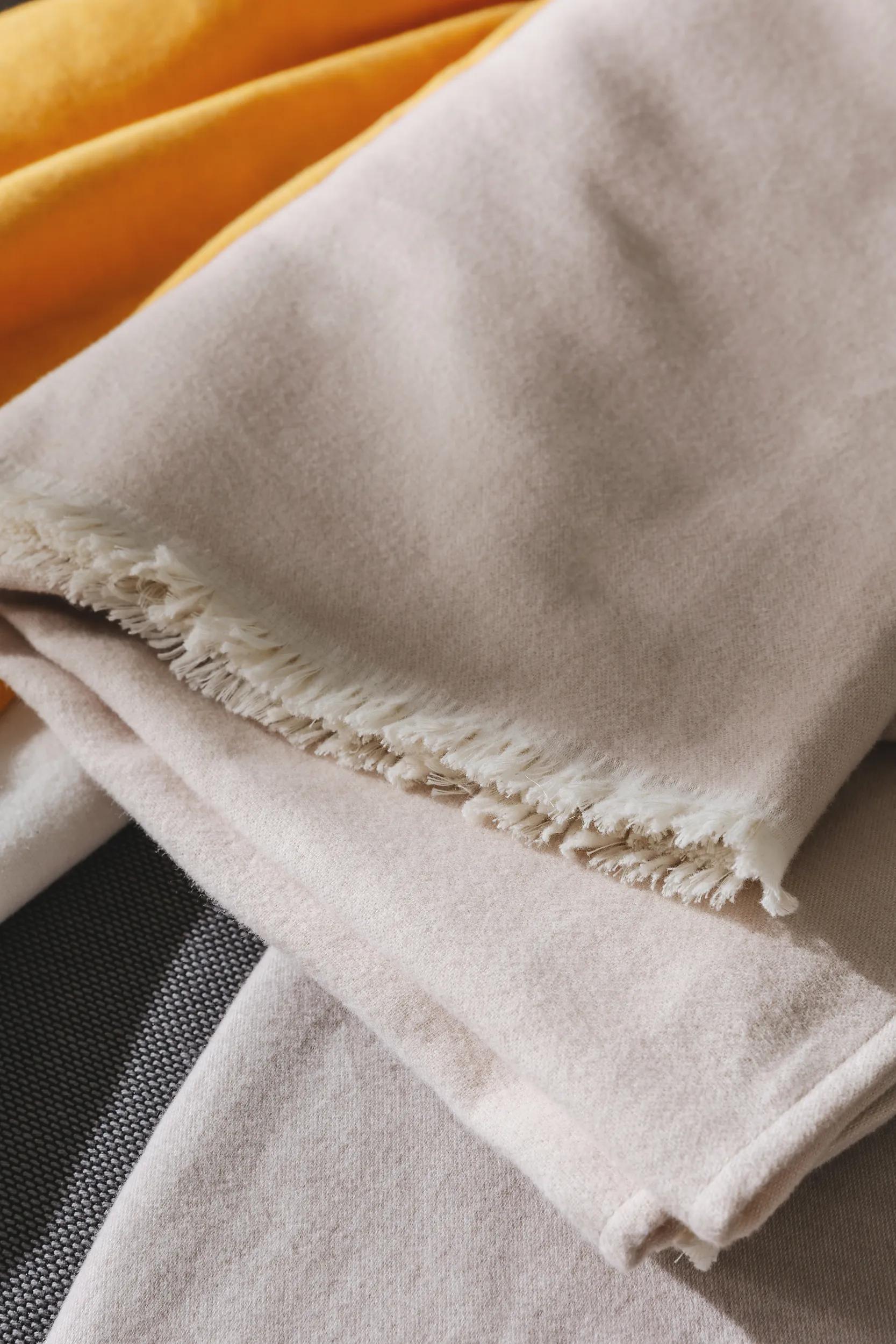 Cotton blanket Luca Cream