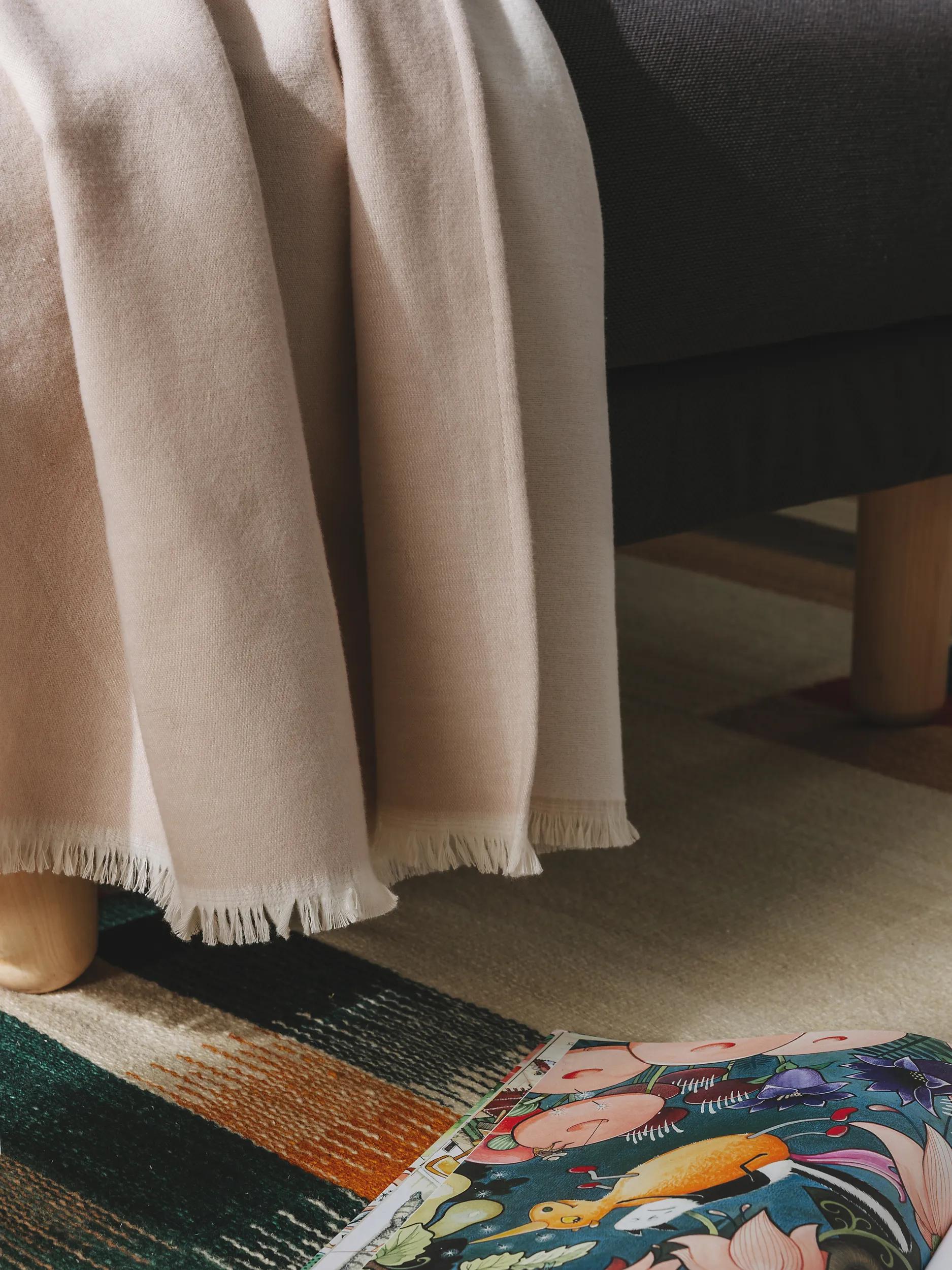 Cotton blanket Luca Cream