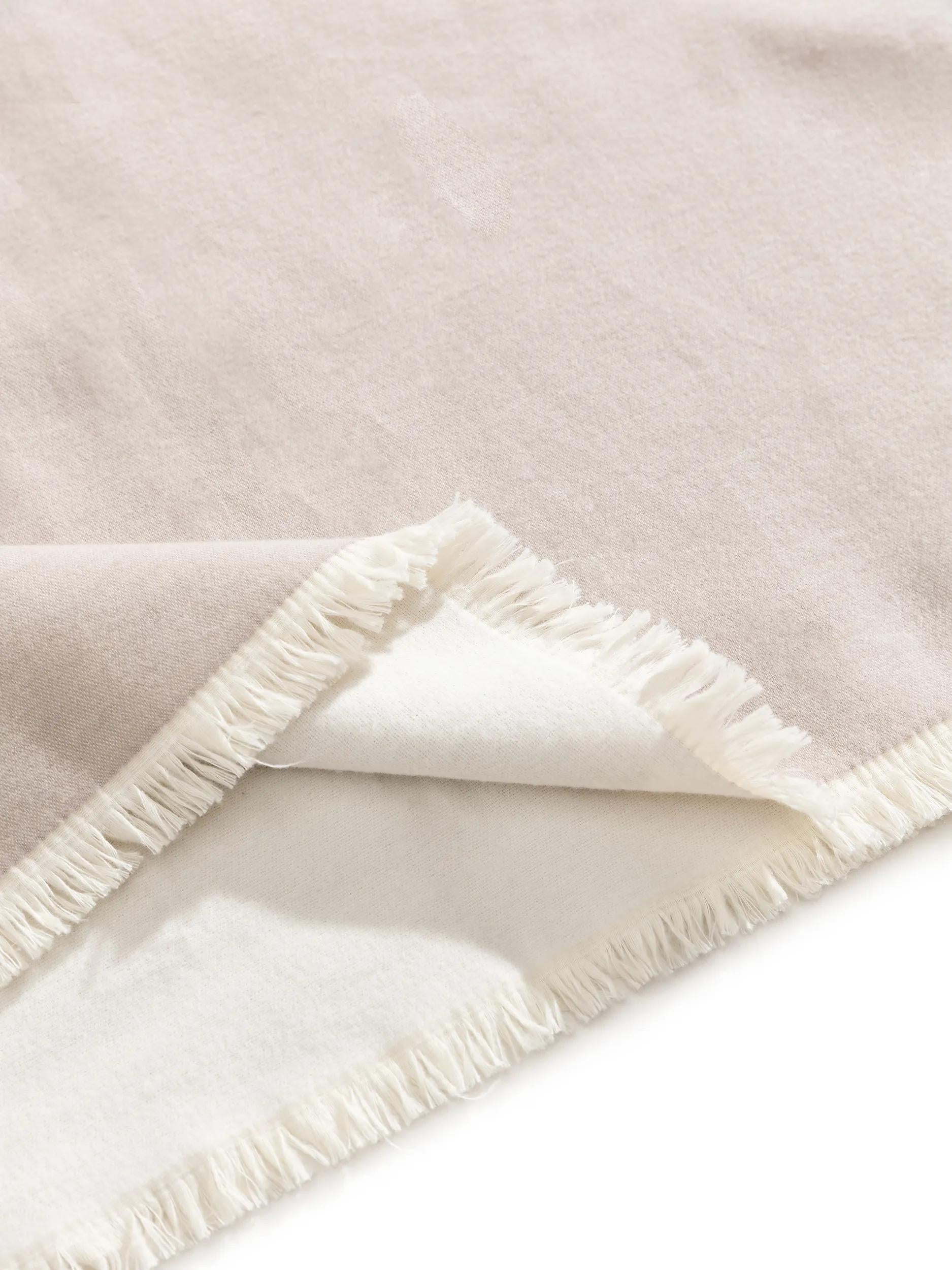 Cotton blanket Luca Taupe