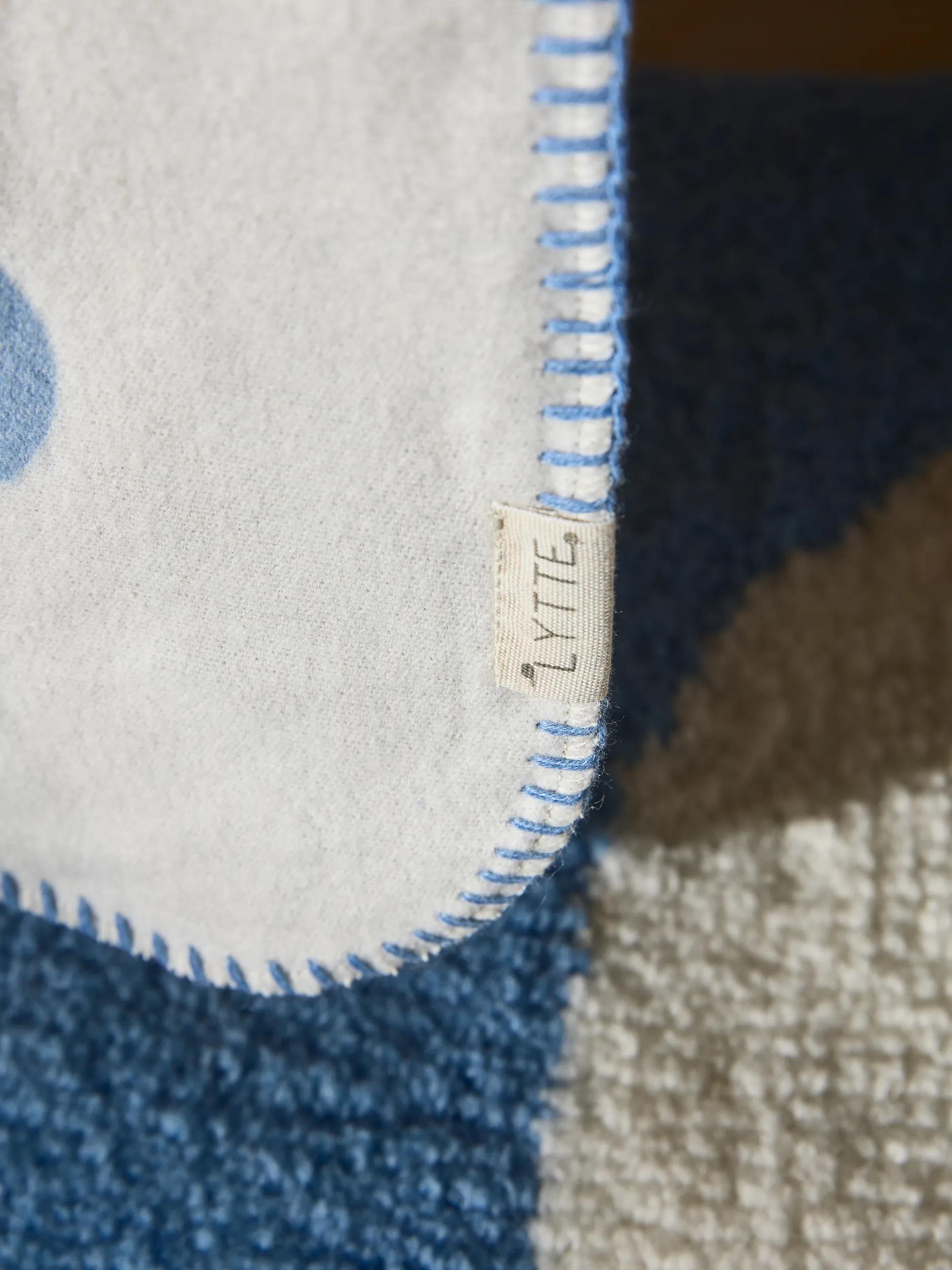 Cotton blanket Lumi Light Blue