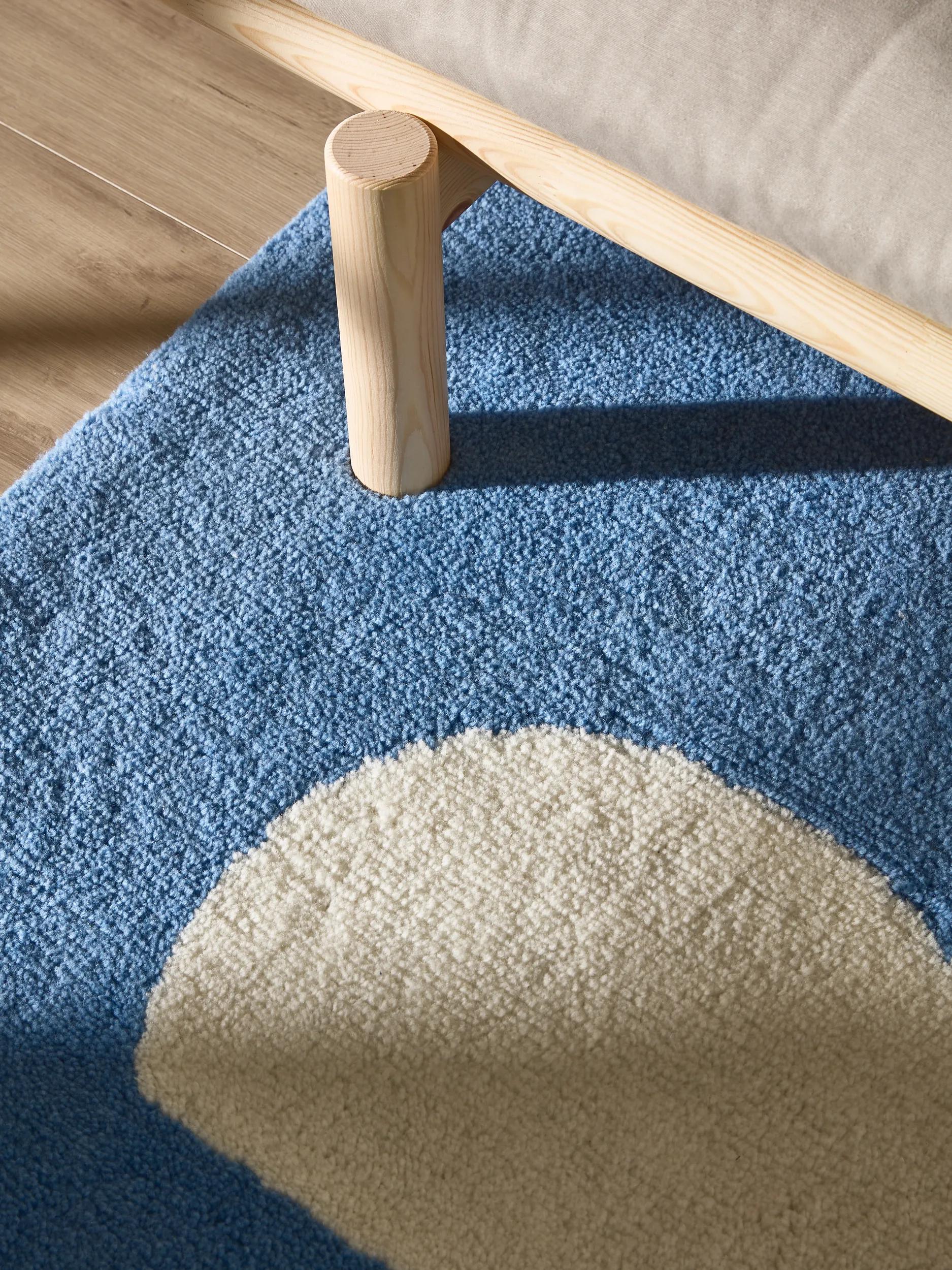 Kids rug Lumi Blue