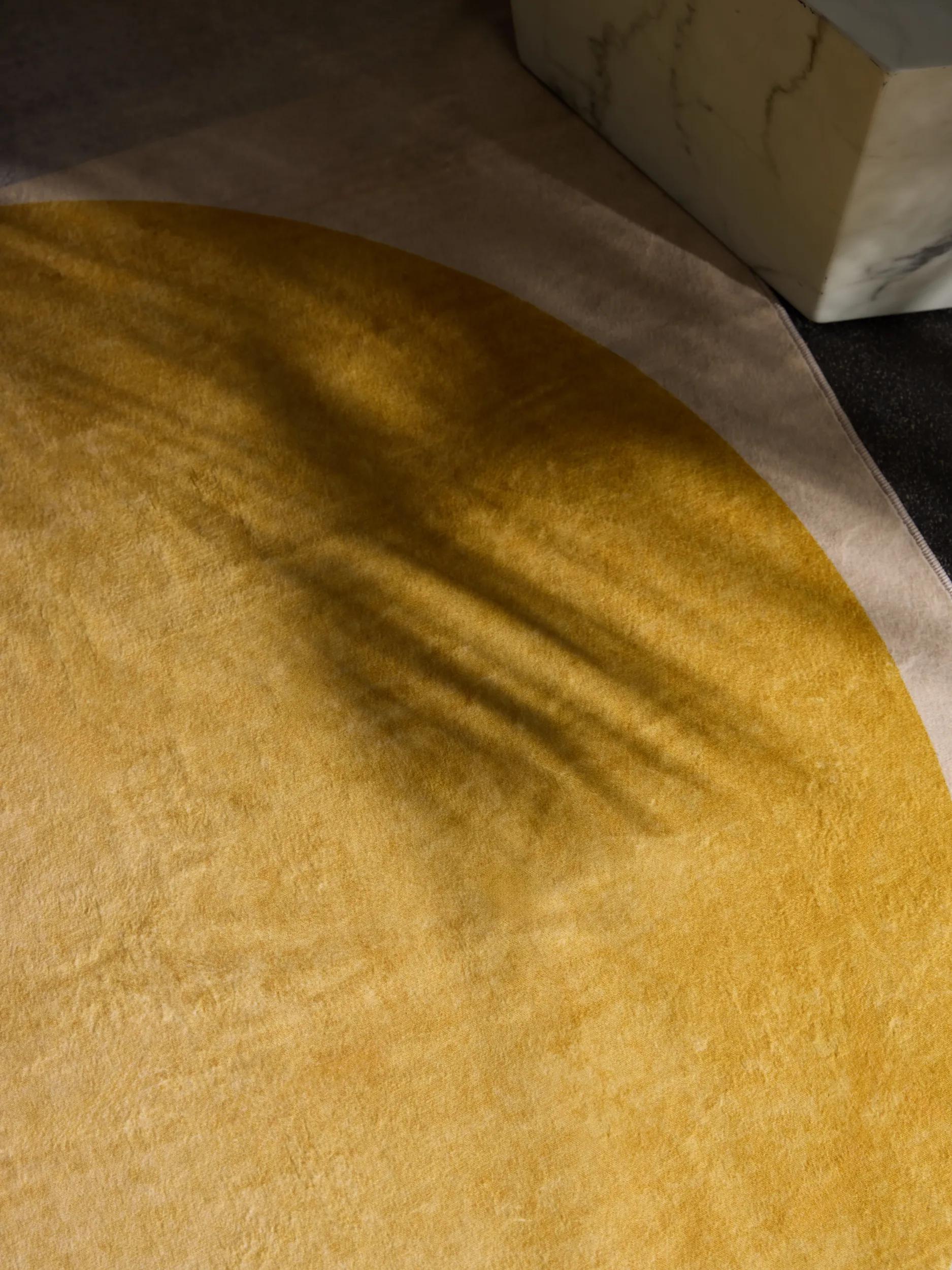 Washable Rug Luna Blue/Yellow