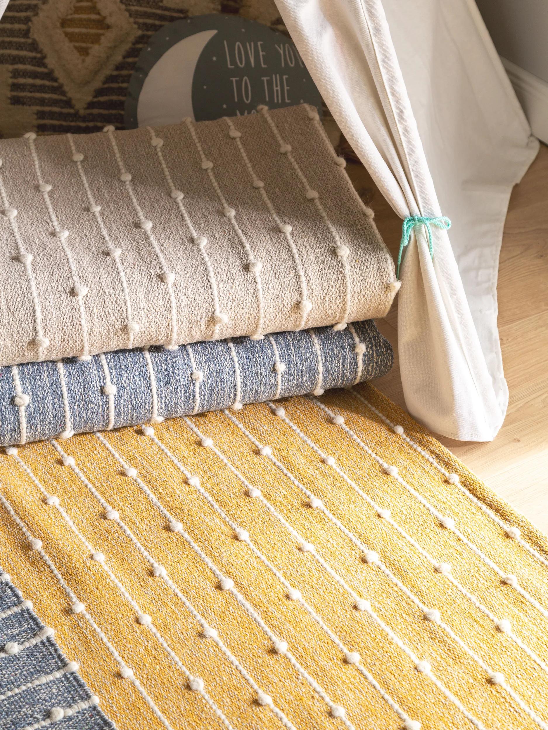 Kids rug Lupo Yellow