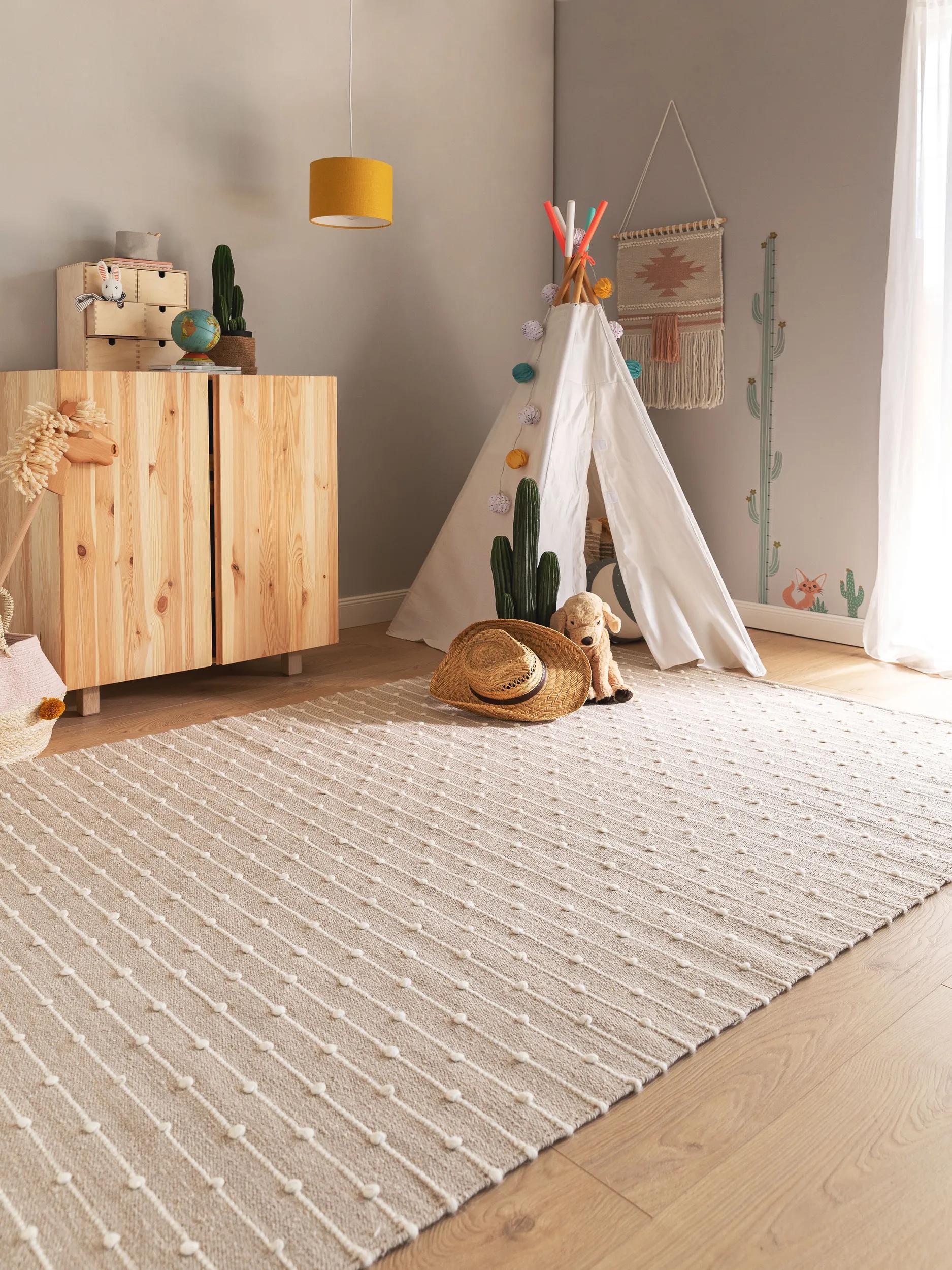 Kids rug Lupo Beige