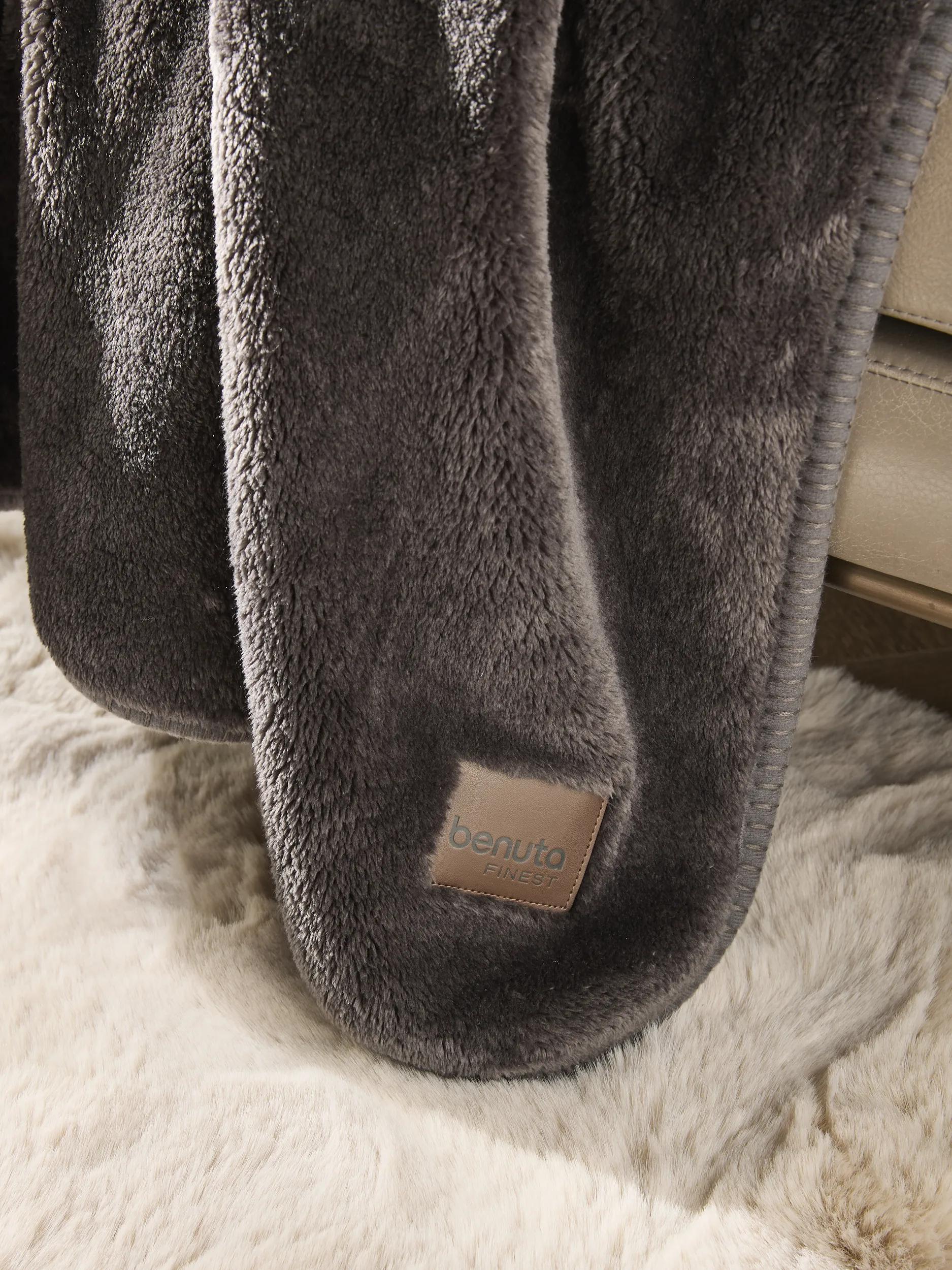 Manta Lux Gris Oscuro