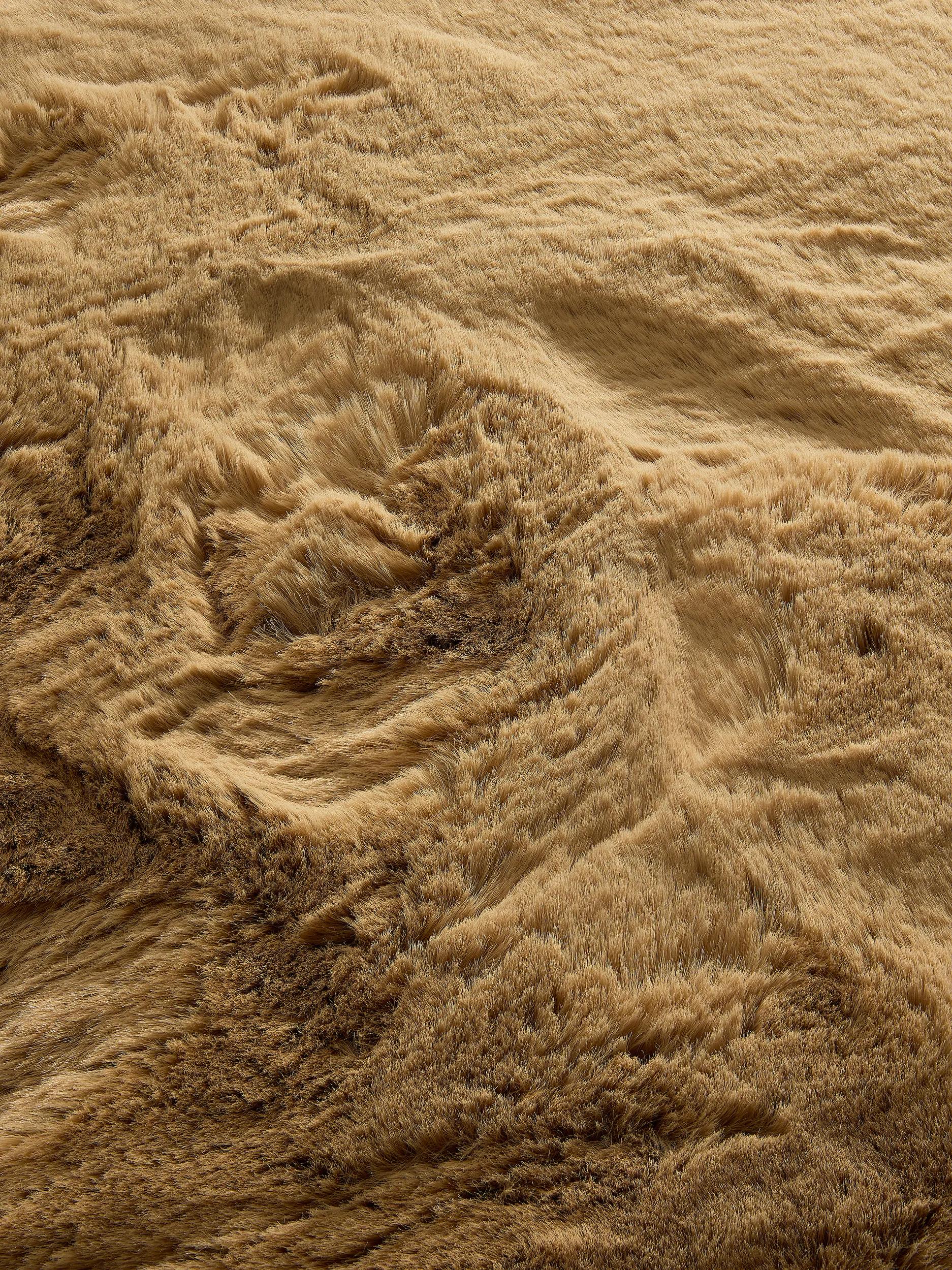 Shaggy rug Lux Light Brown