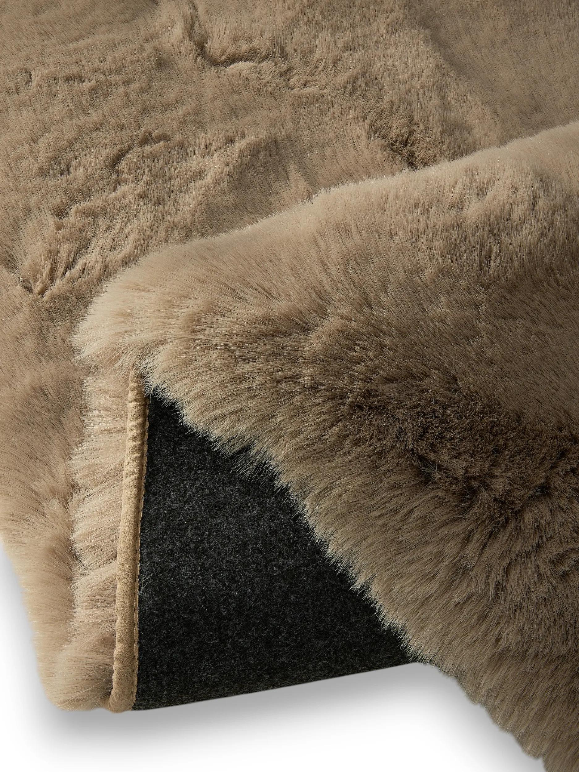 Shaggy rug Lux Taupe