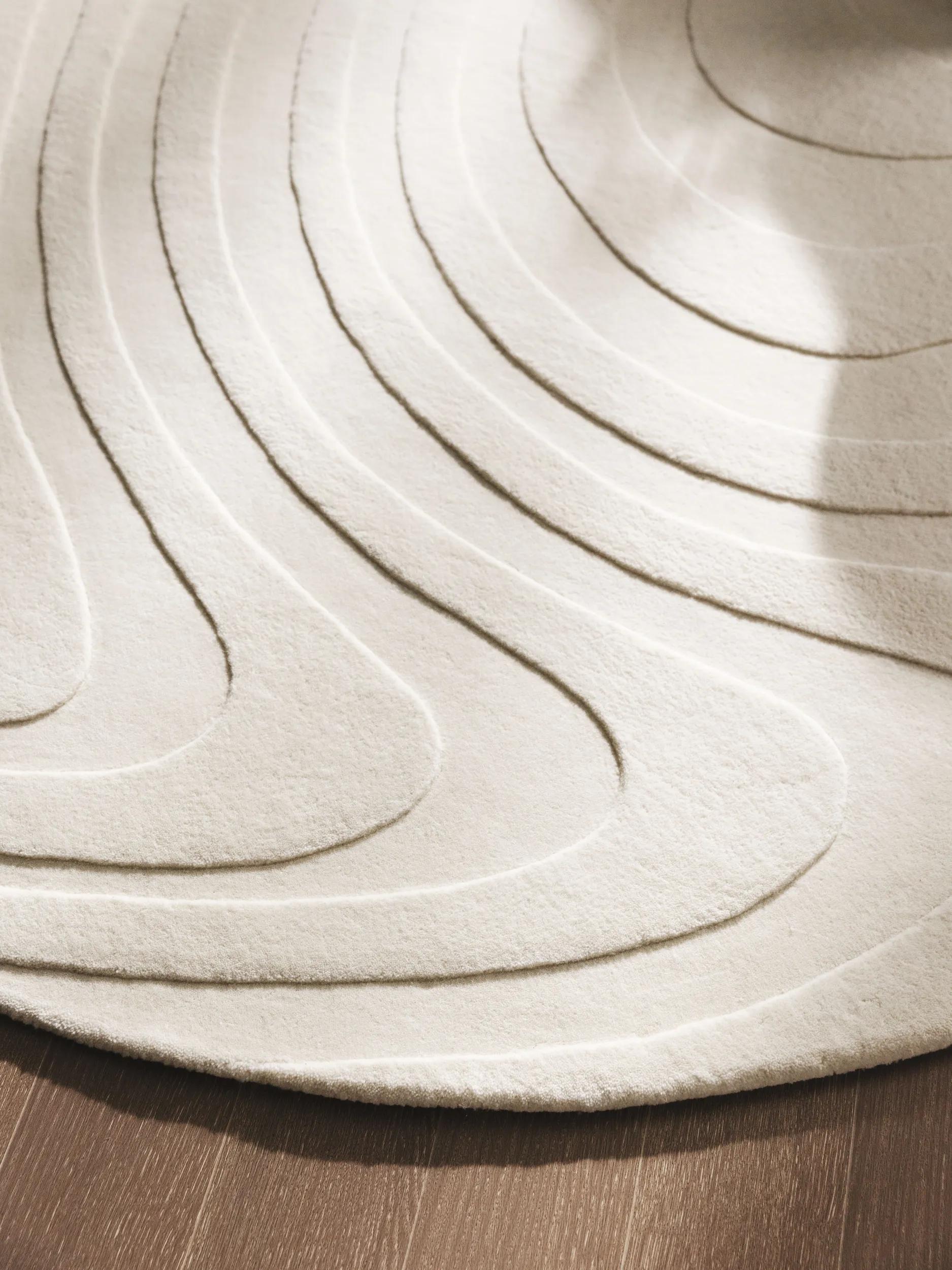 Alfombra de Lana Magma Crema