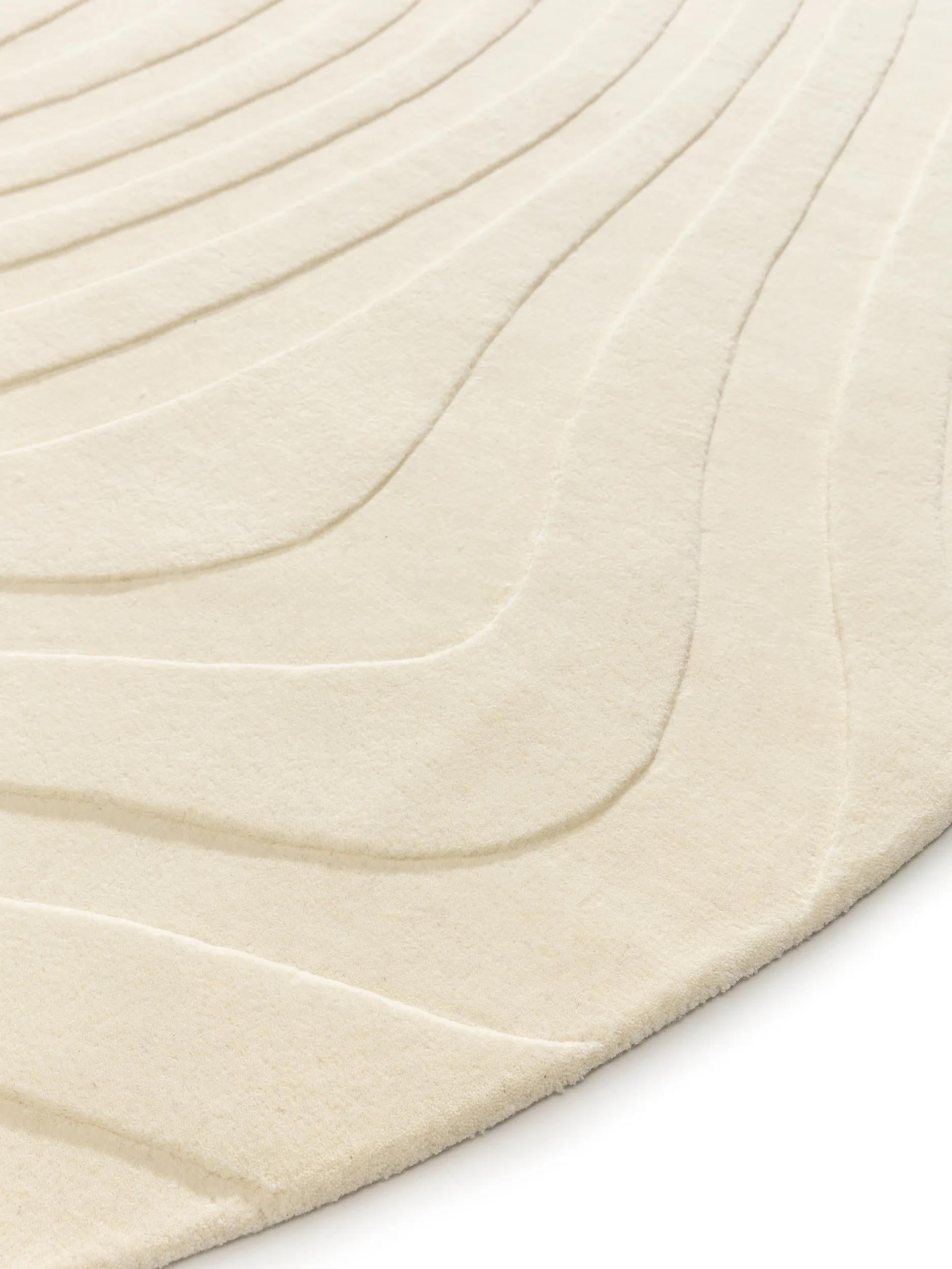 Alfombra de Lana Magma Crema