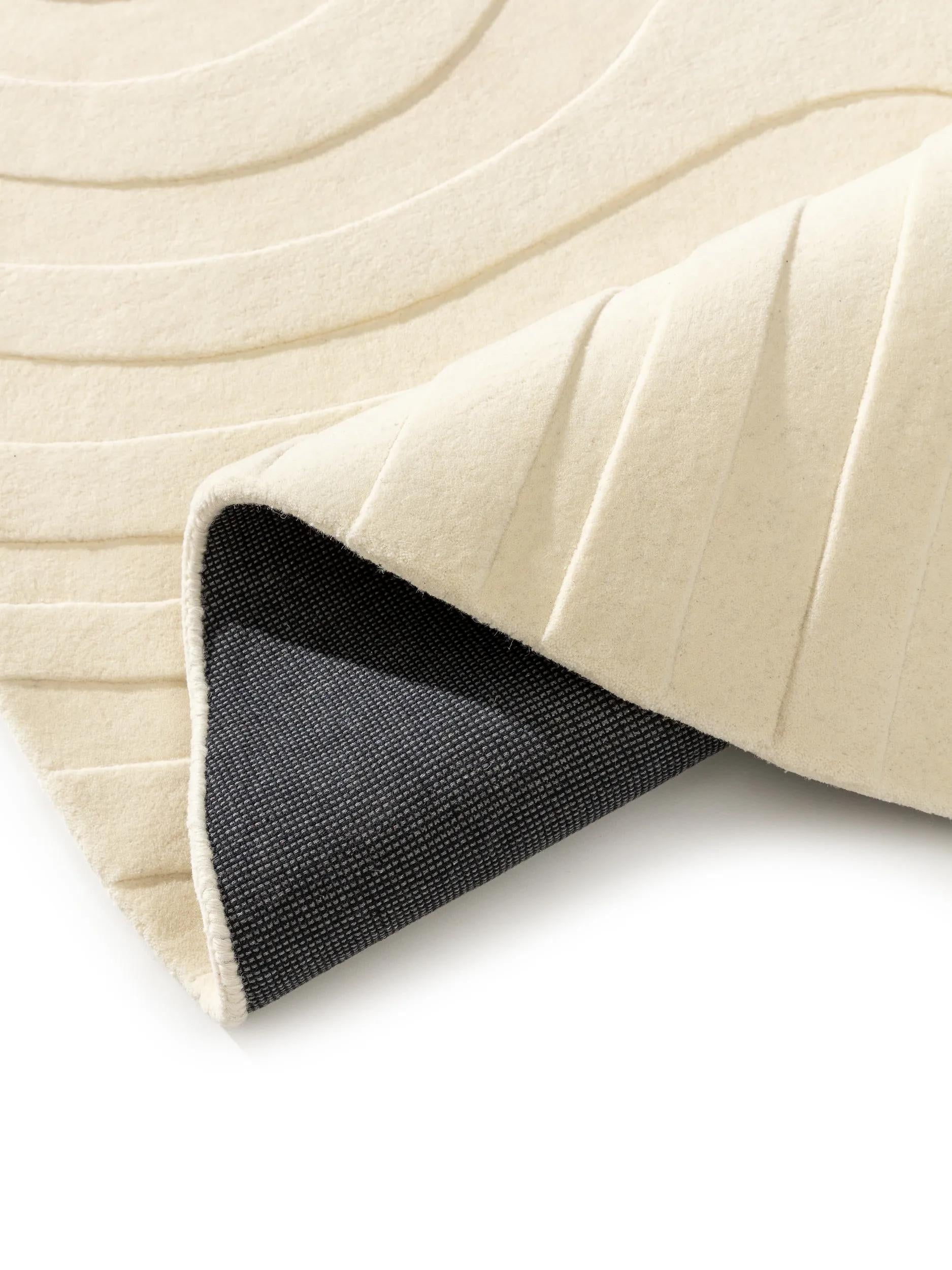 Alfombra de Lana Magma Crema