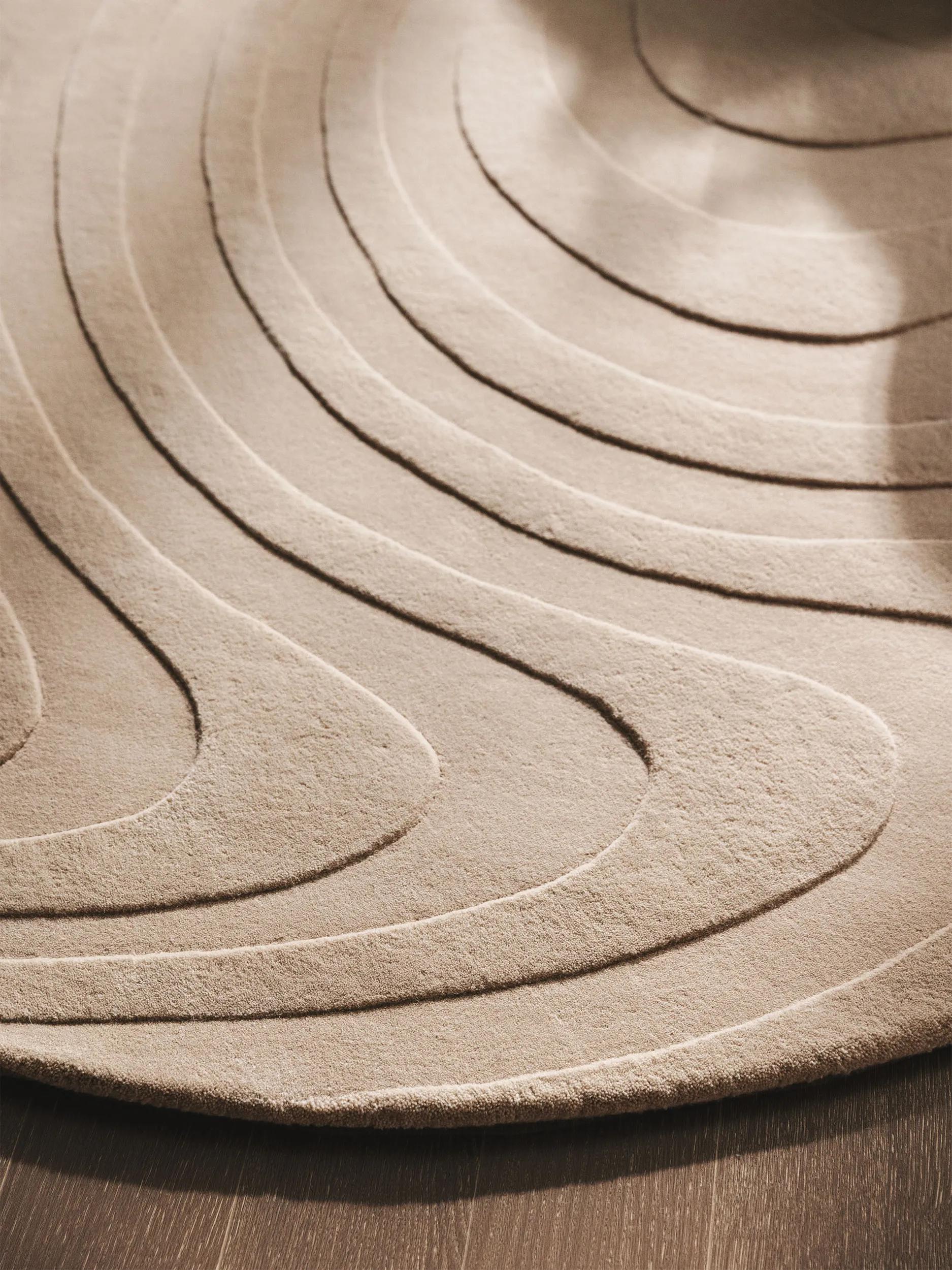 Alfombra de Lana Magma Beige