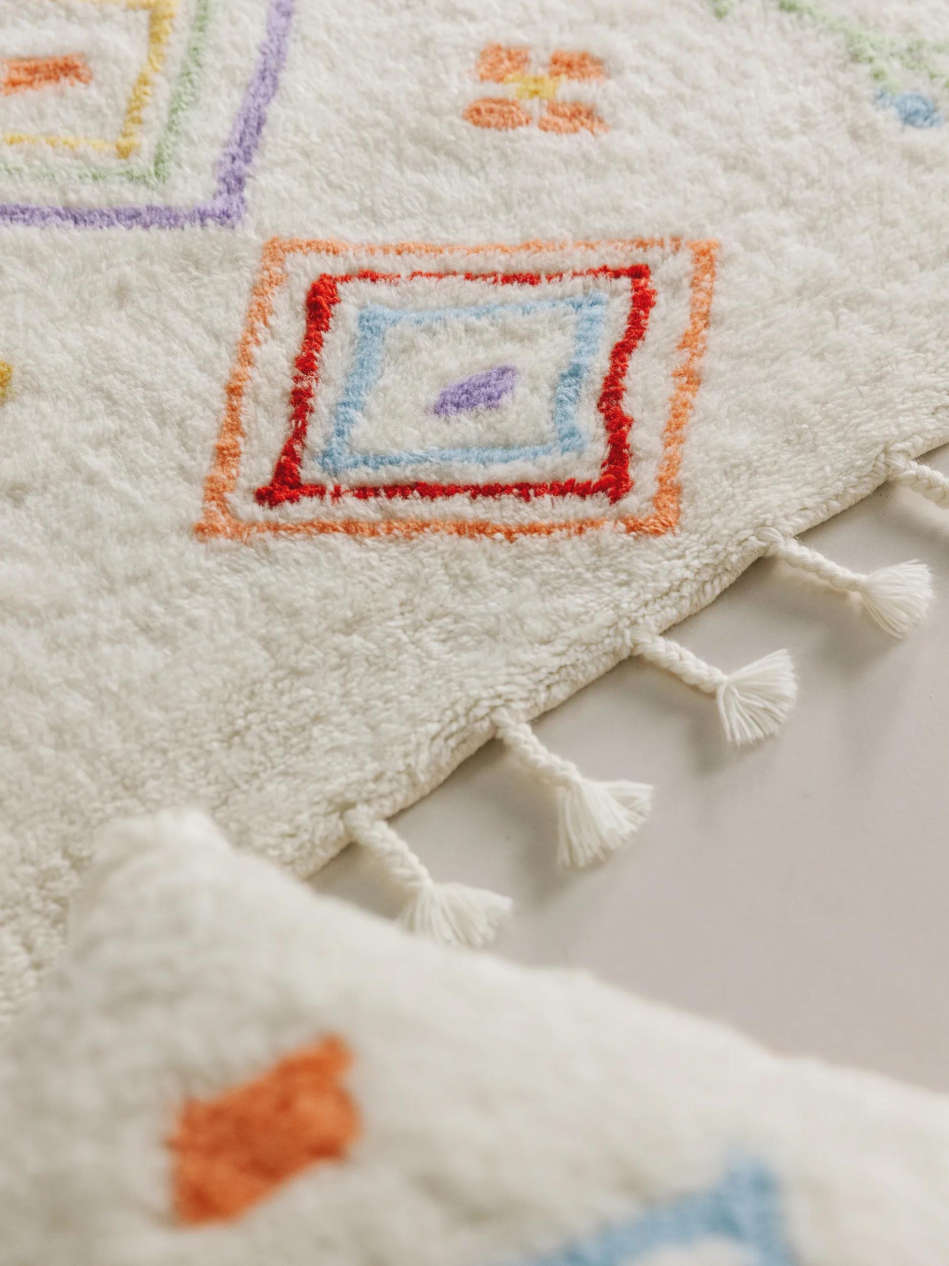 Kinderteppich Malika Mehrfarbig