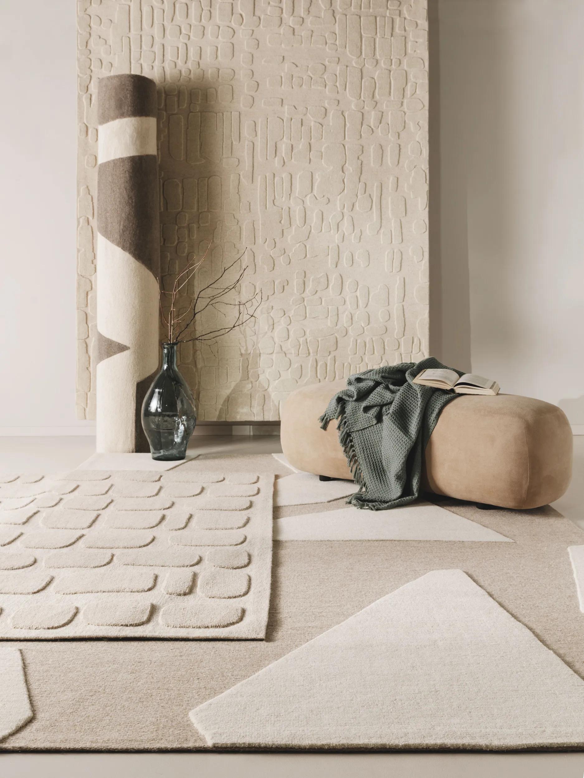 Wool Rug Malin Beige