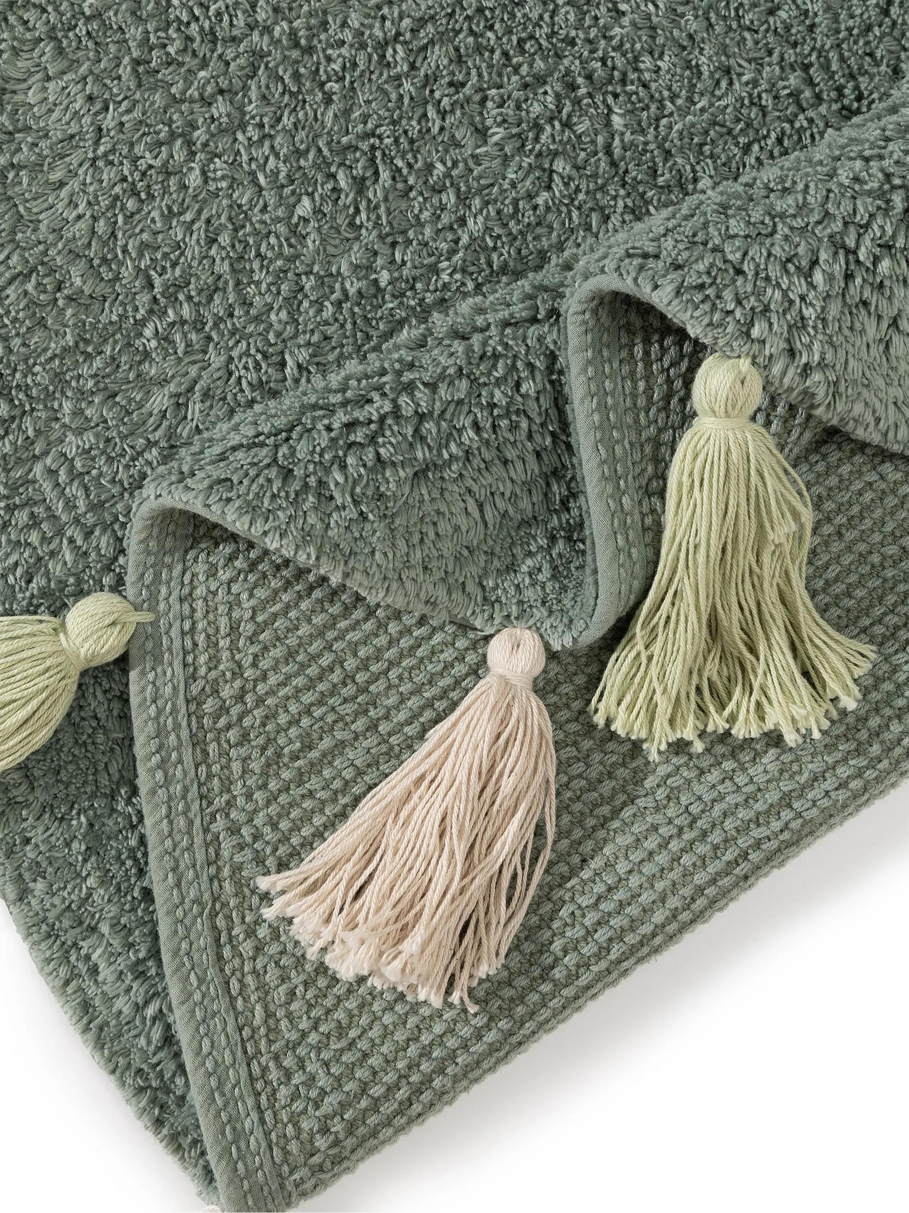 Alfombra lavable para niños Malu verde