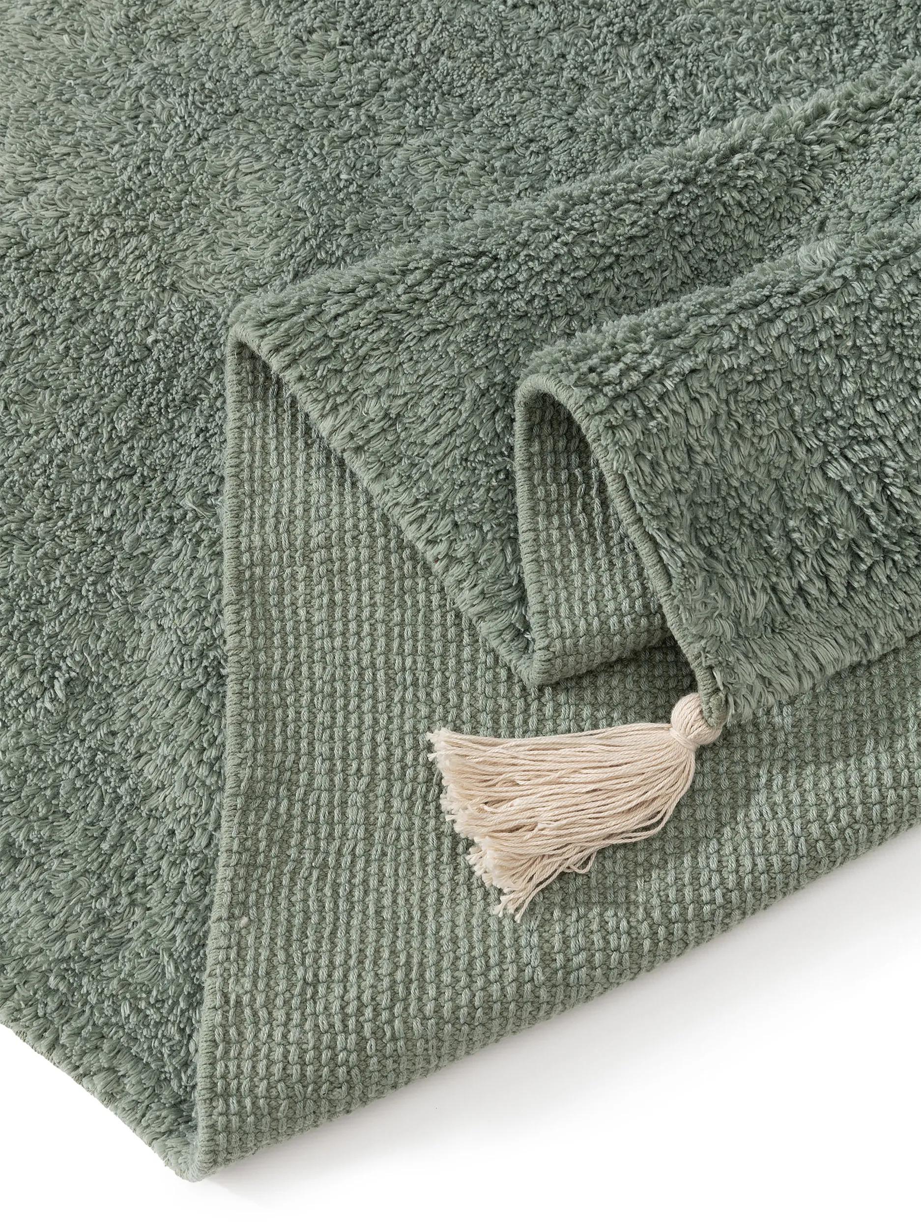 Waschbarer Kinderteppich Malu Grün