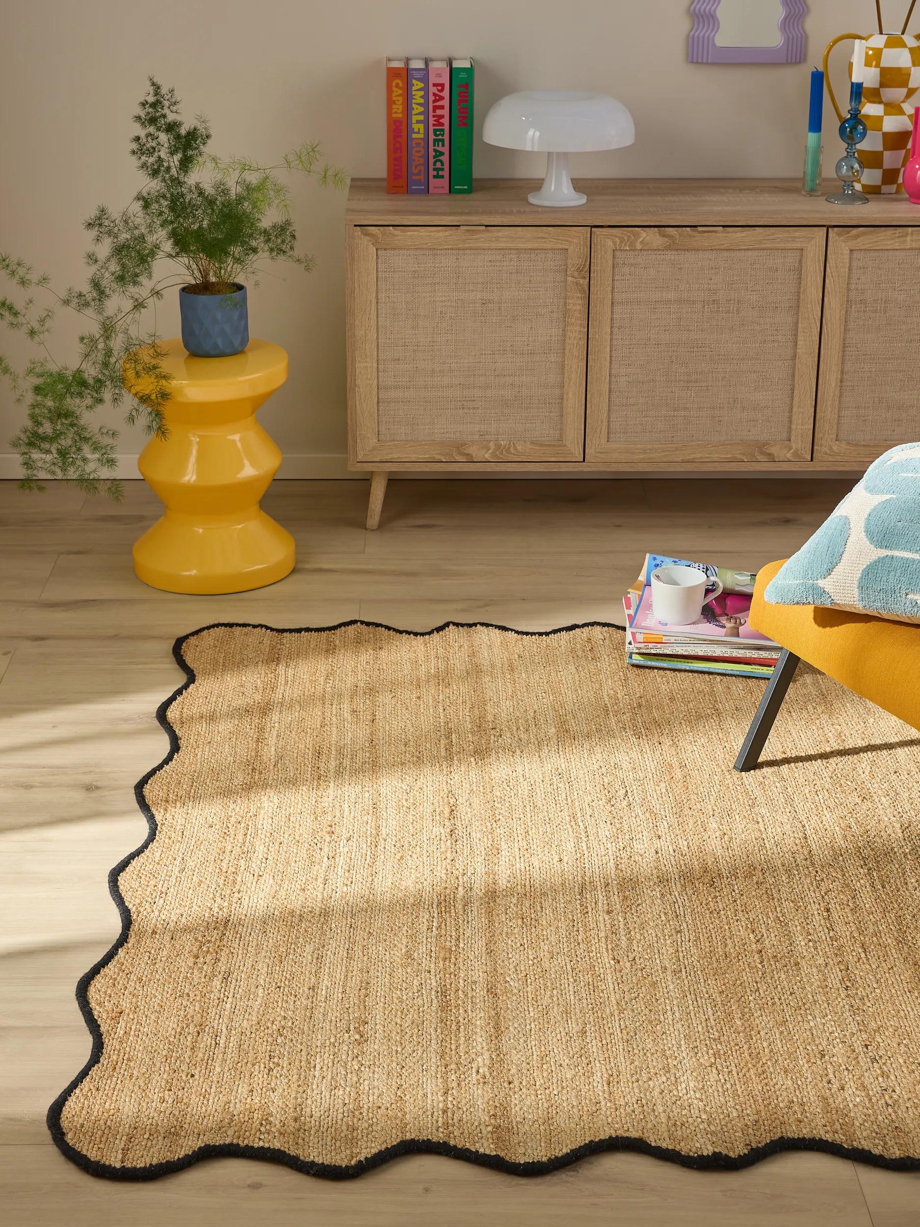 Jute Rug Mambo Black