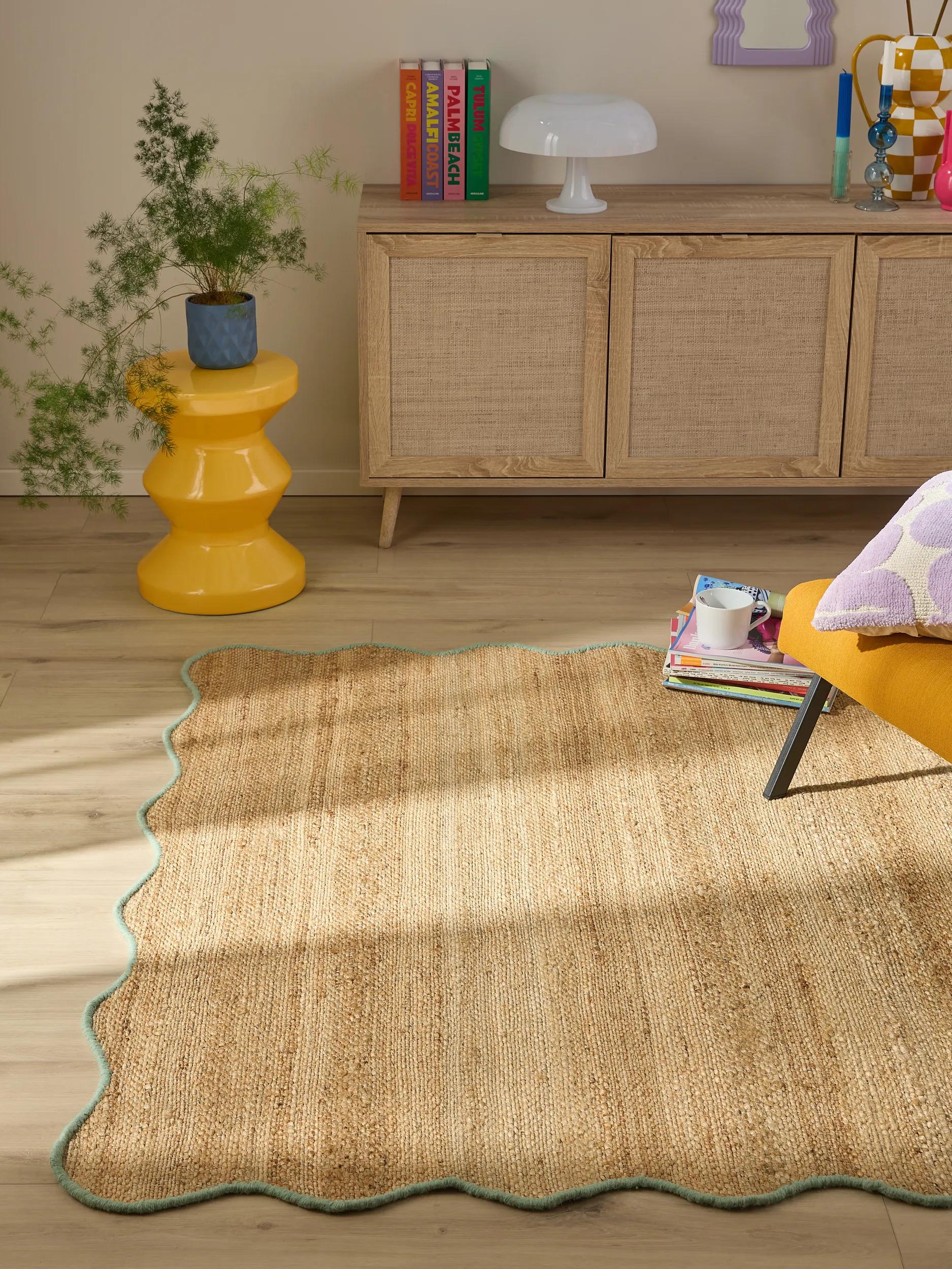 Jute Rug Mambo Turquoise