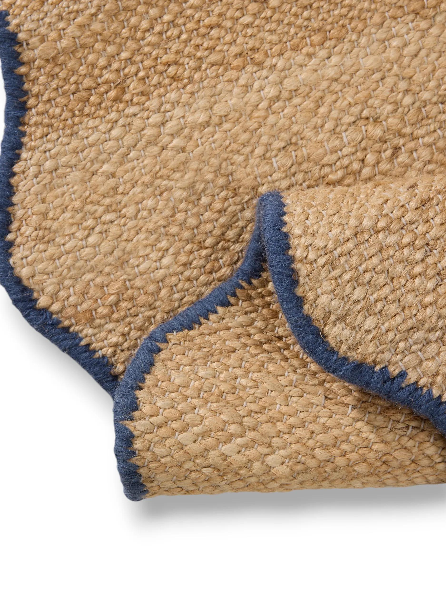 Jute Rug Mambo Blue