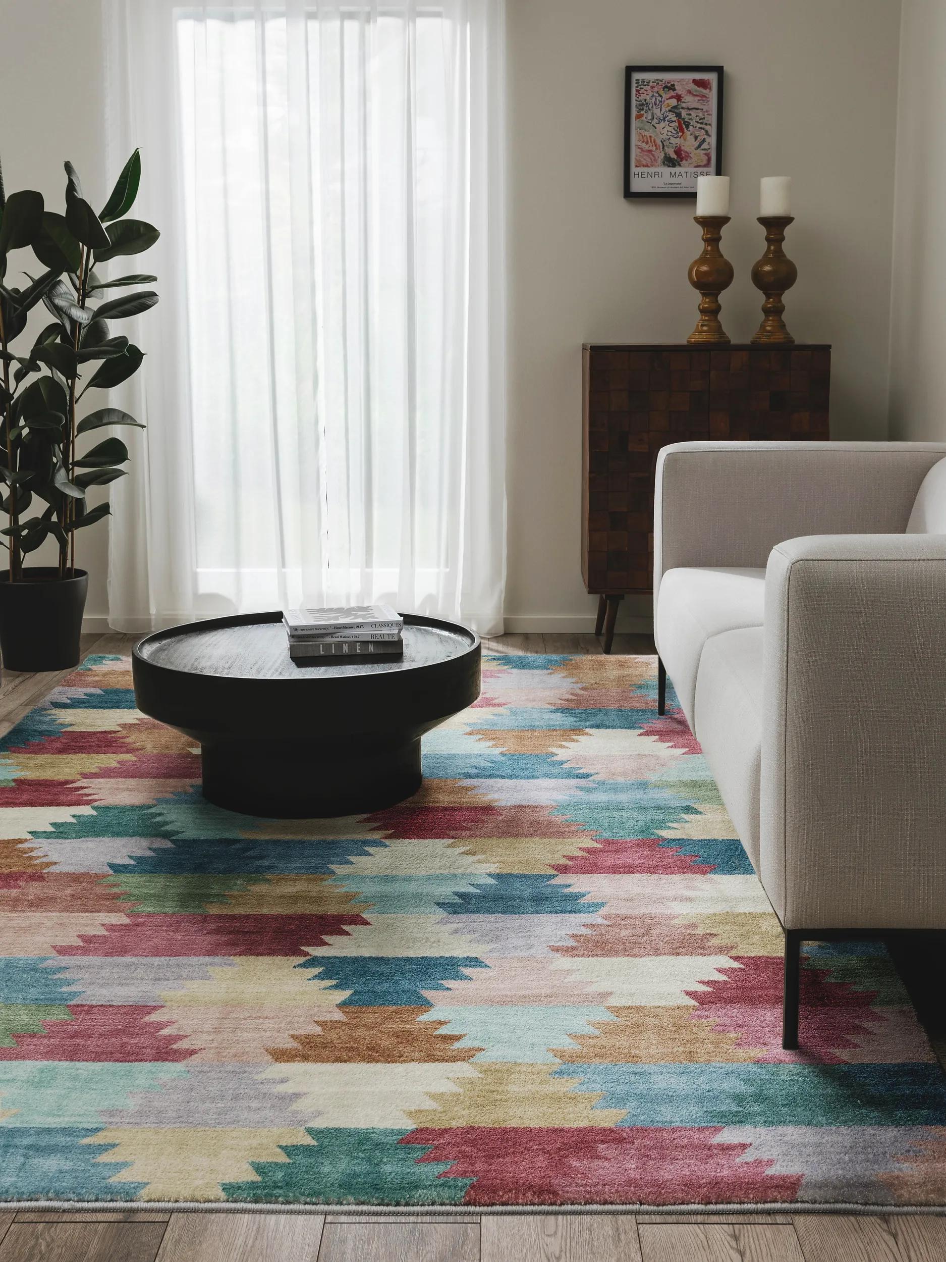 Rug Mara Multicolour/Pink