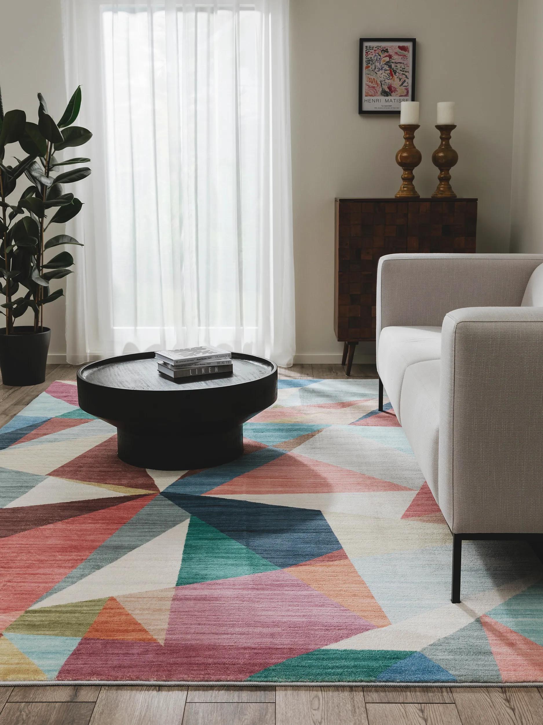 Rug Mara Multicolour/Pink