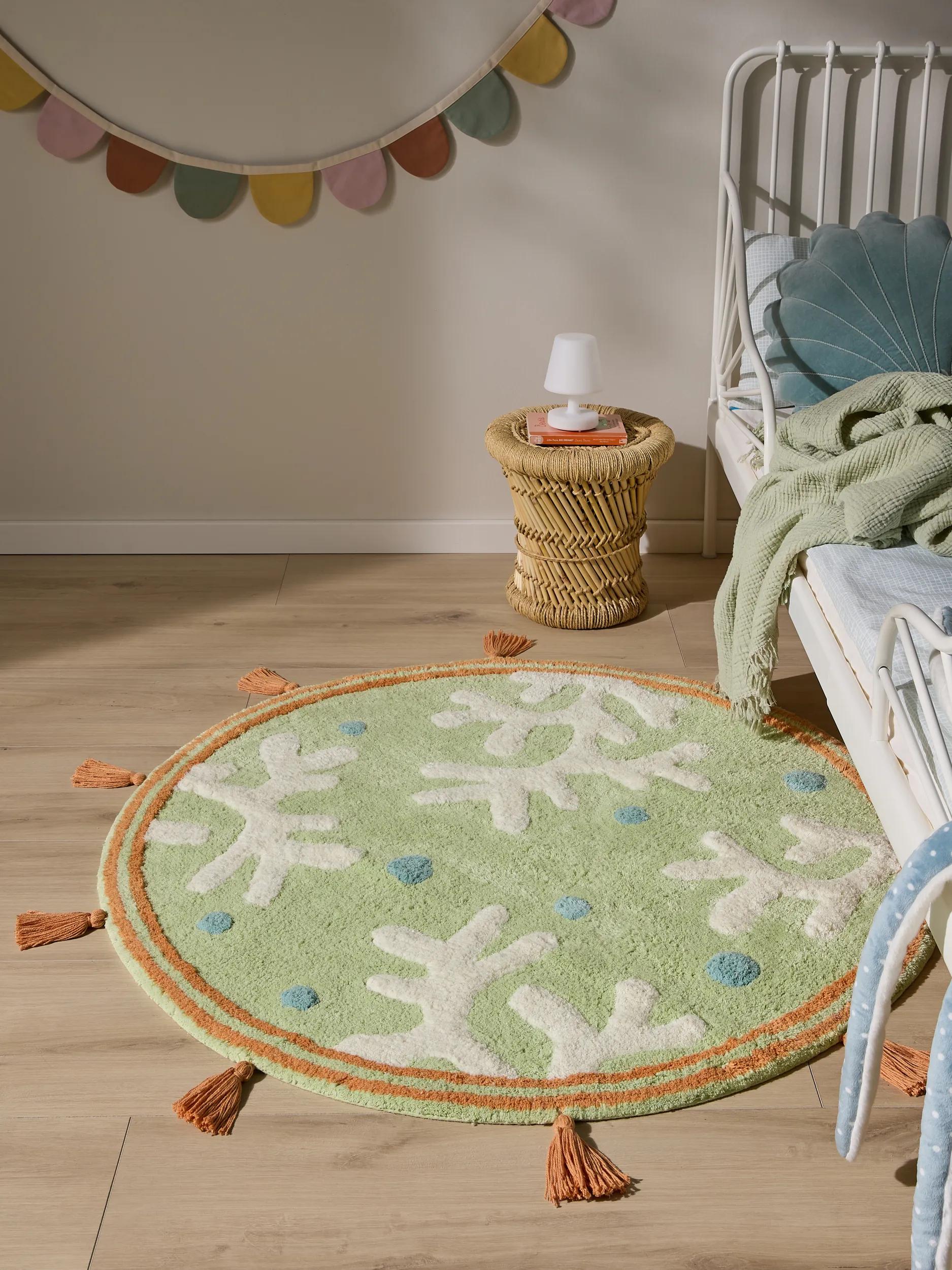 Washable Kids Rug Marine Multicolour/Green