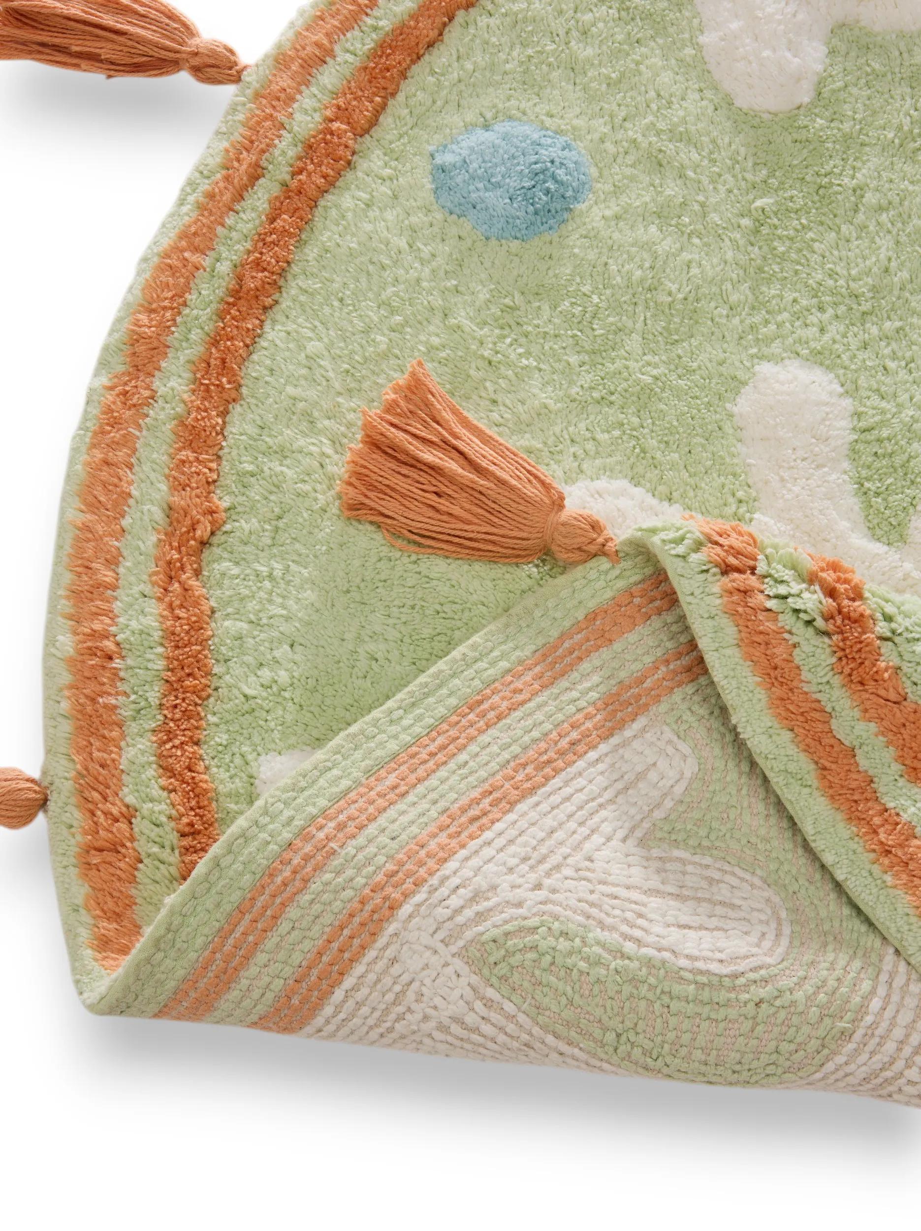 Washable Kids Rug Marine Multicolour/Green