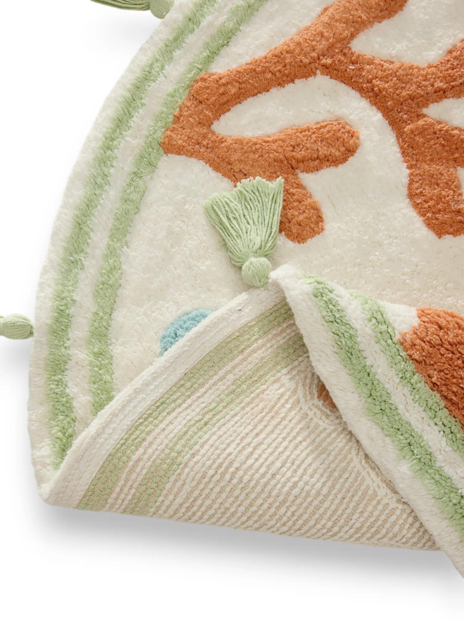 Washable Kids Rug Marine Multicolour/White