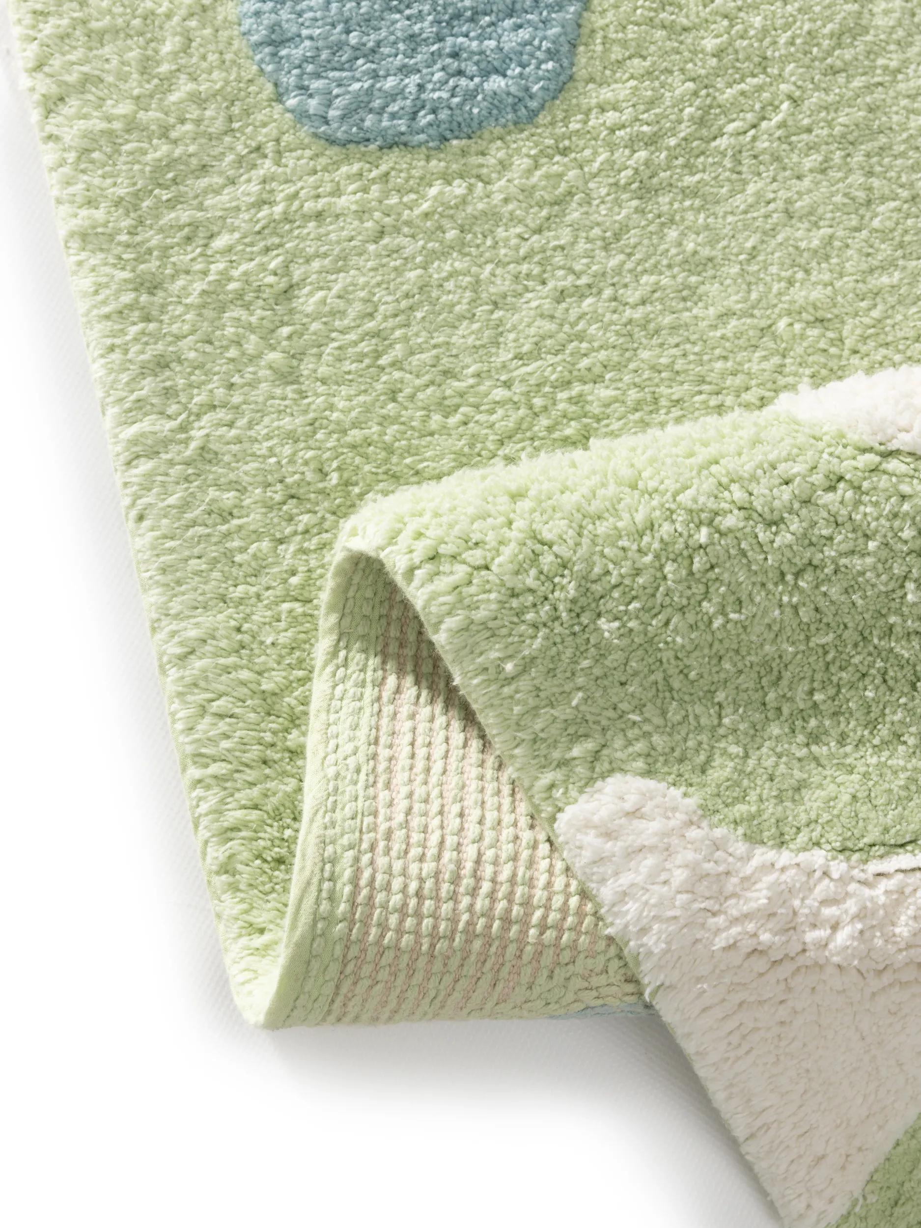 Washable Kid´s Rug Marine Multicolour/Green