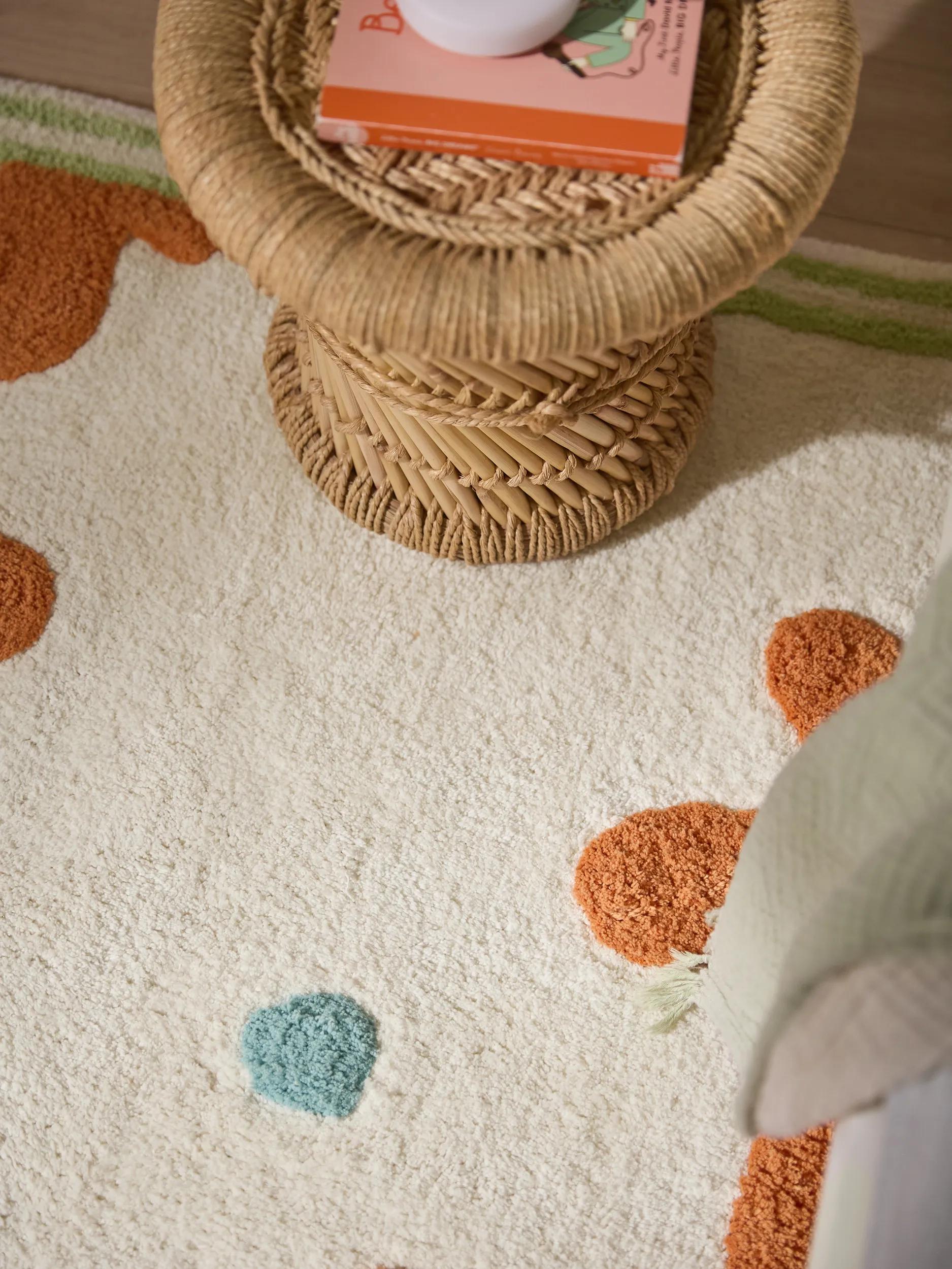Washable Kid´s Rug Marine Multicolour/White