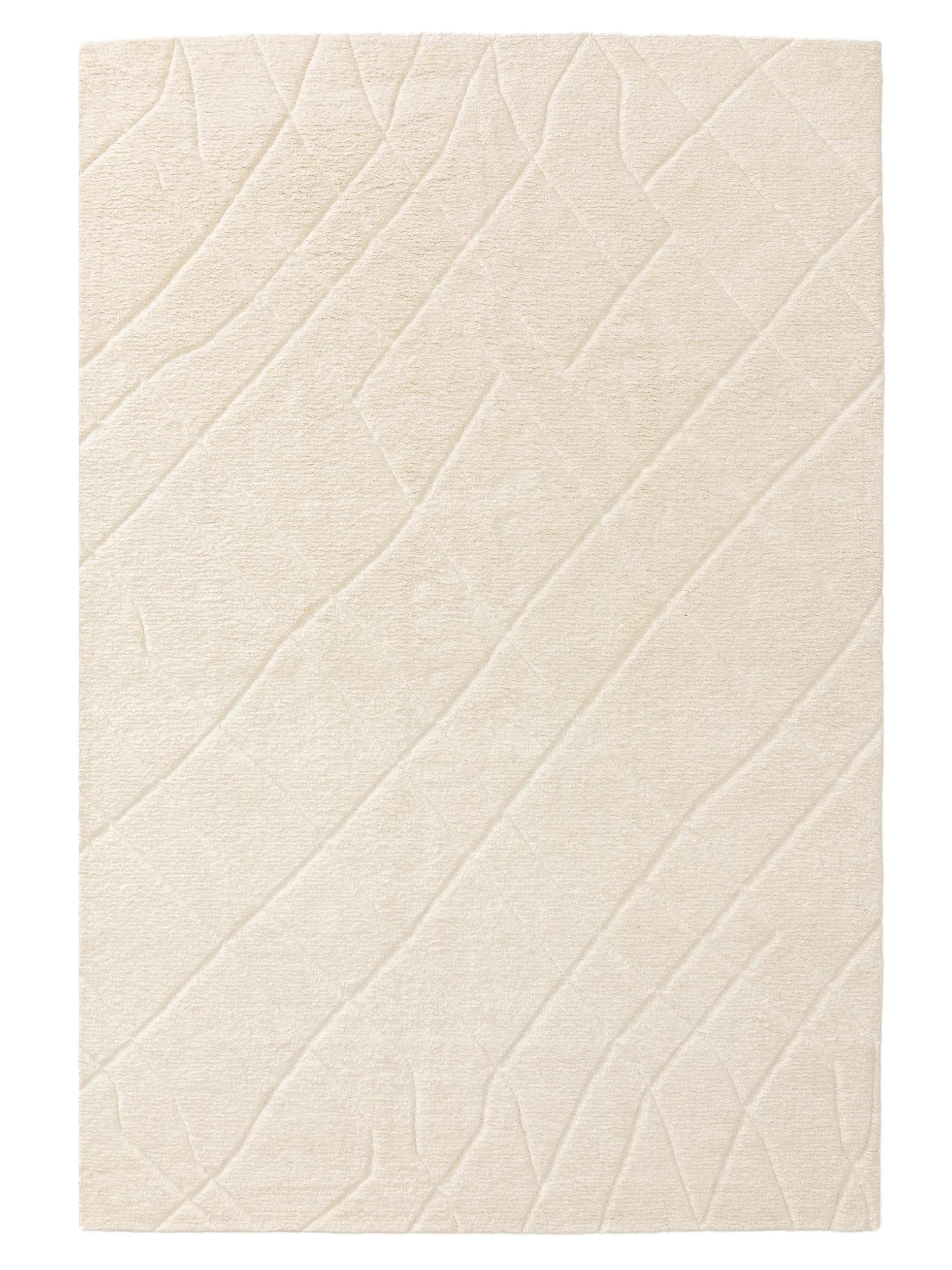 Wollteppich Marokko Elfenbein