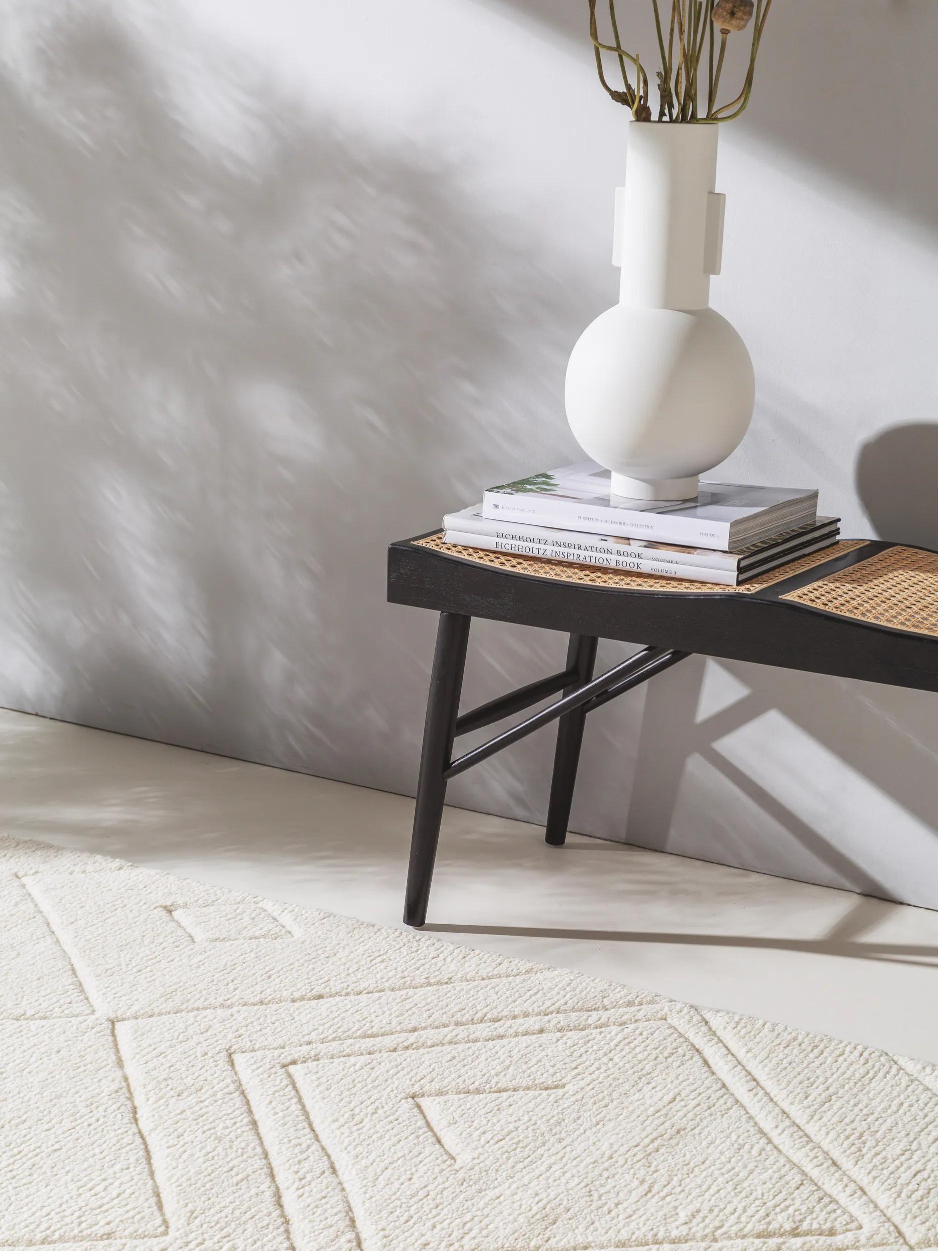 Tapis en laine Maroc Ivoire