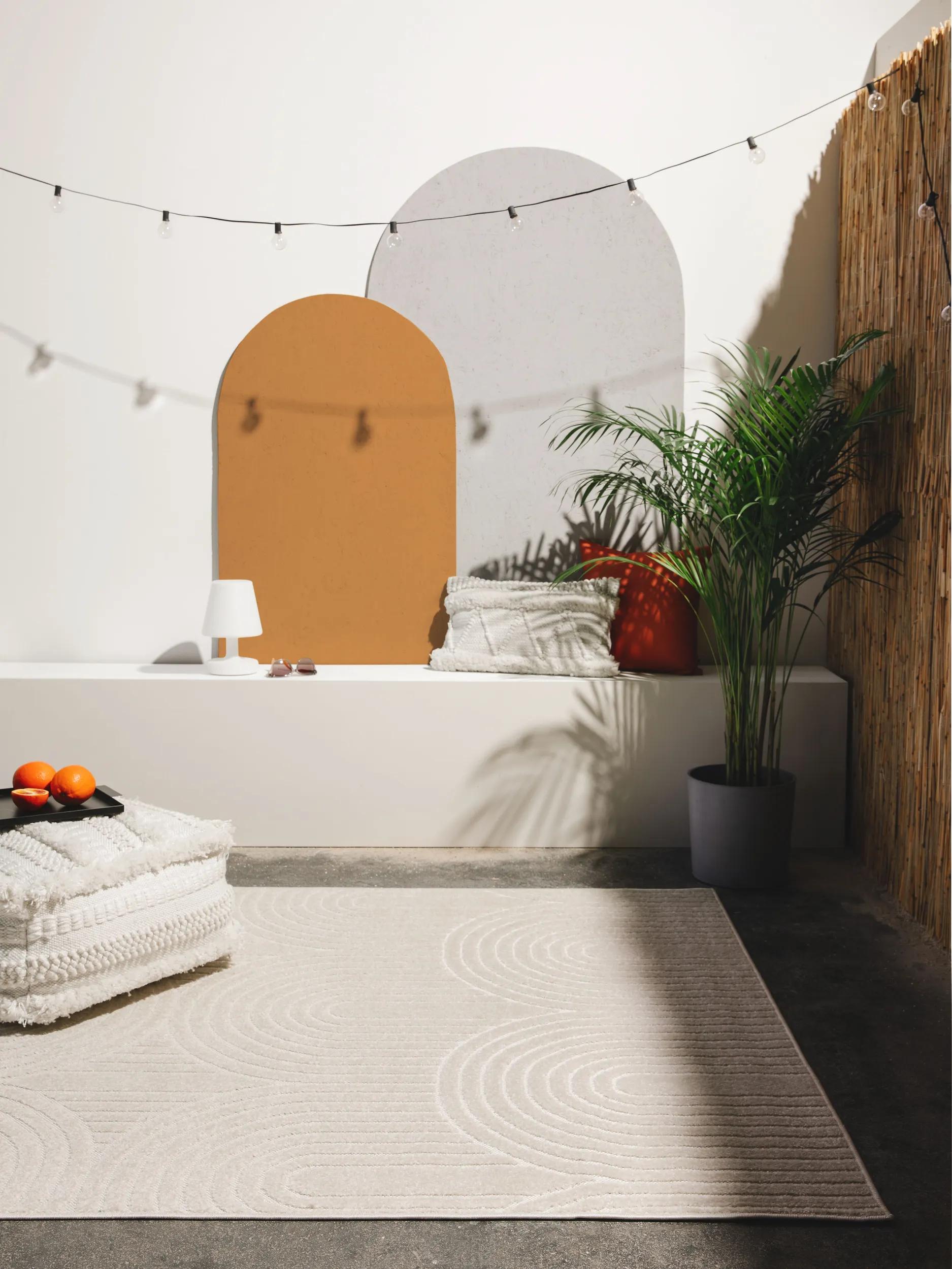 In- & Outdoor Teppich Mars Creme