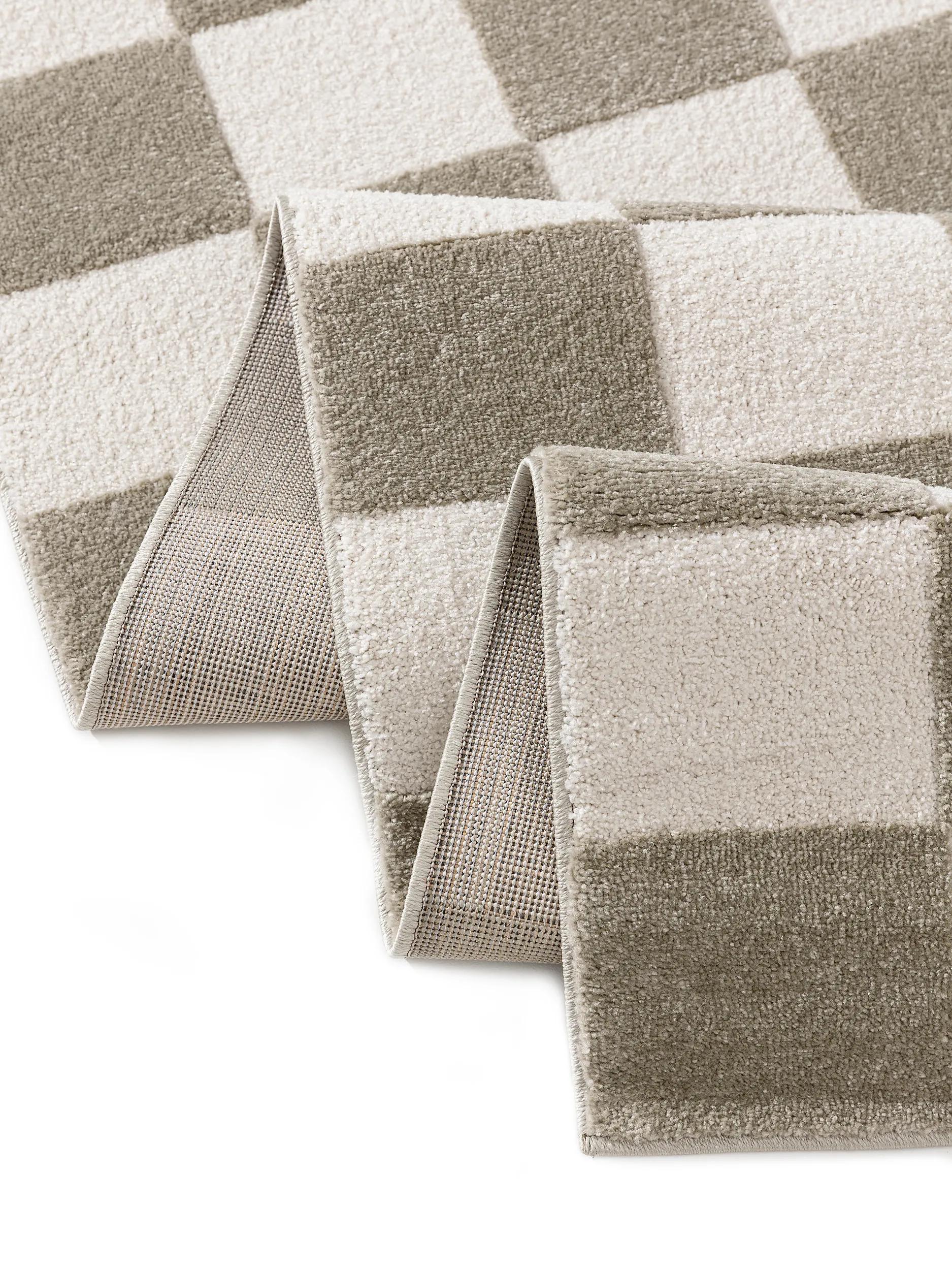 Teppich Marta Grün/Weiß