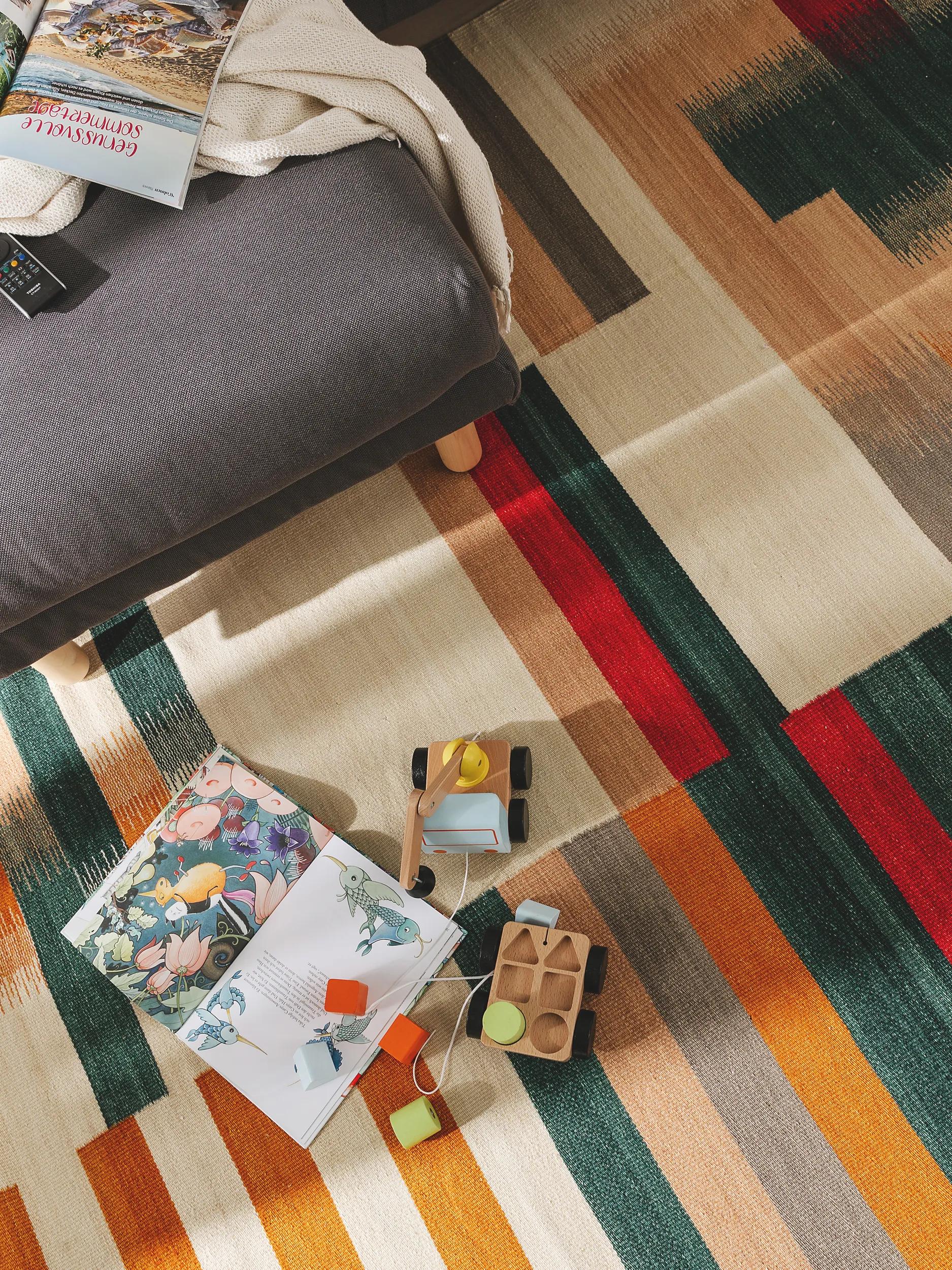 Flat Weave Rug Marya Multicolour