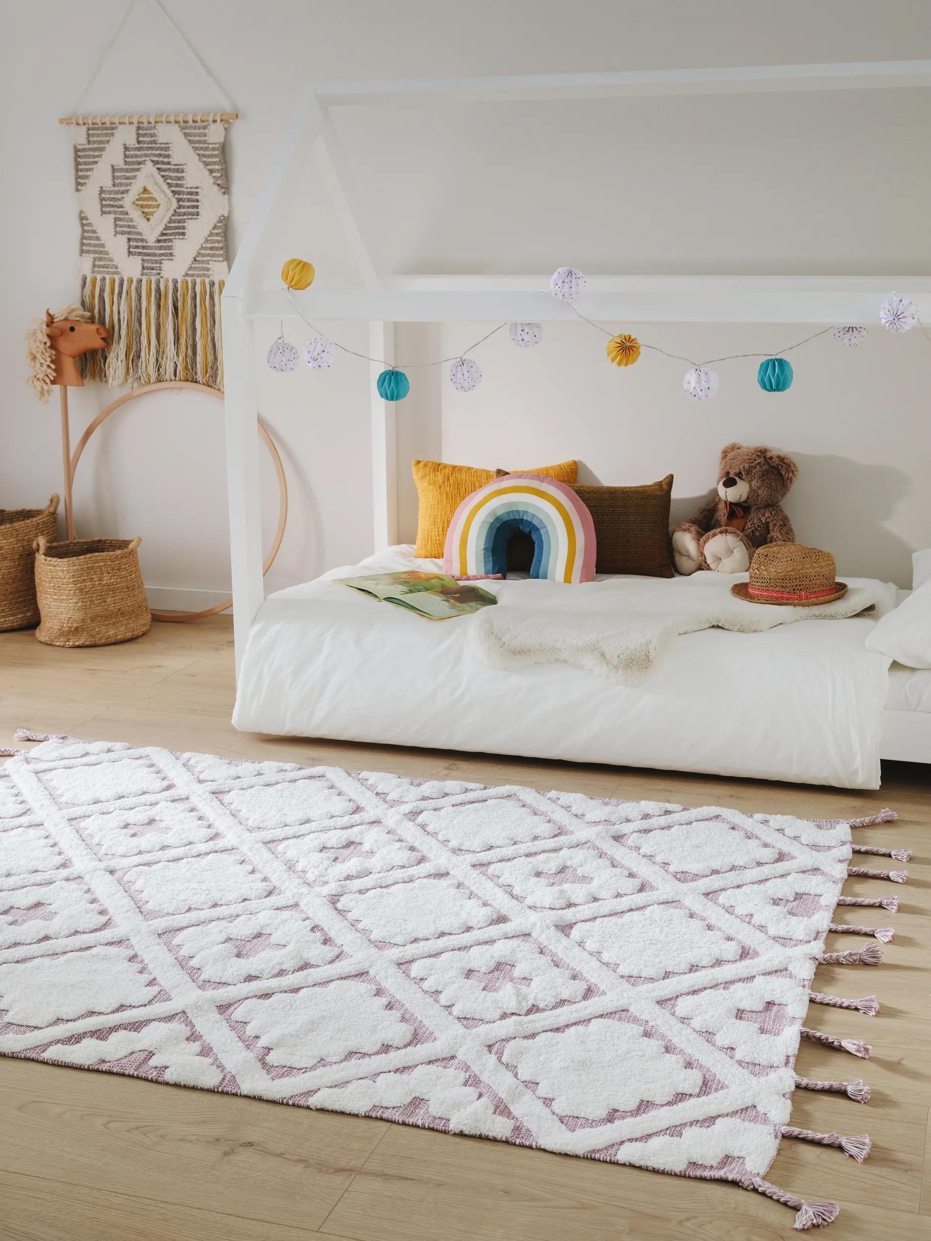 Washable Kids Rug Matheo Purple