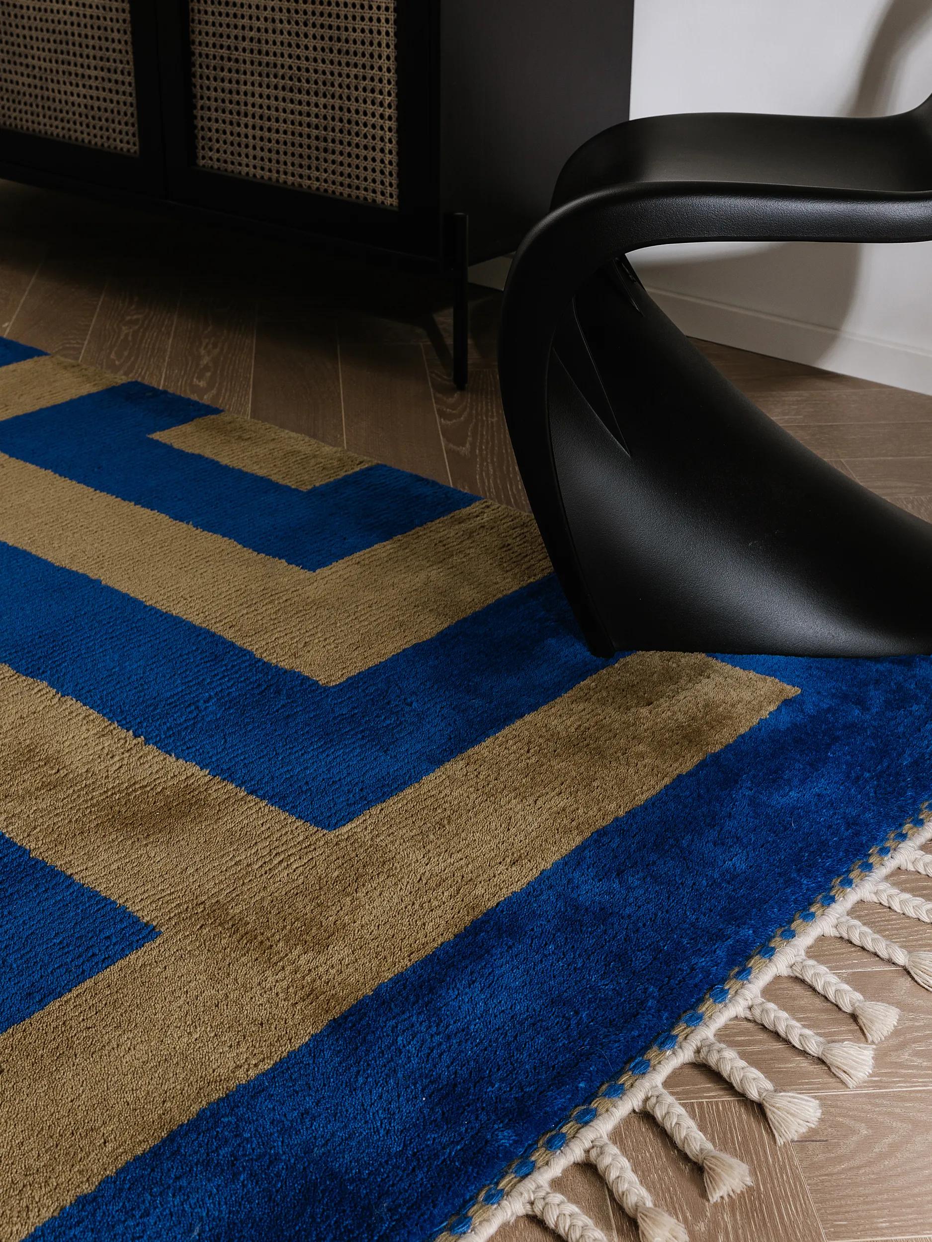 Wool rug Maze Multicolour