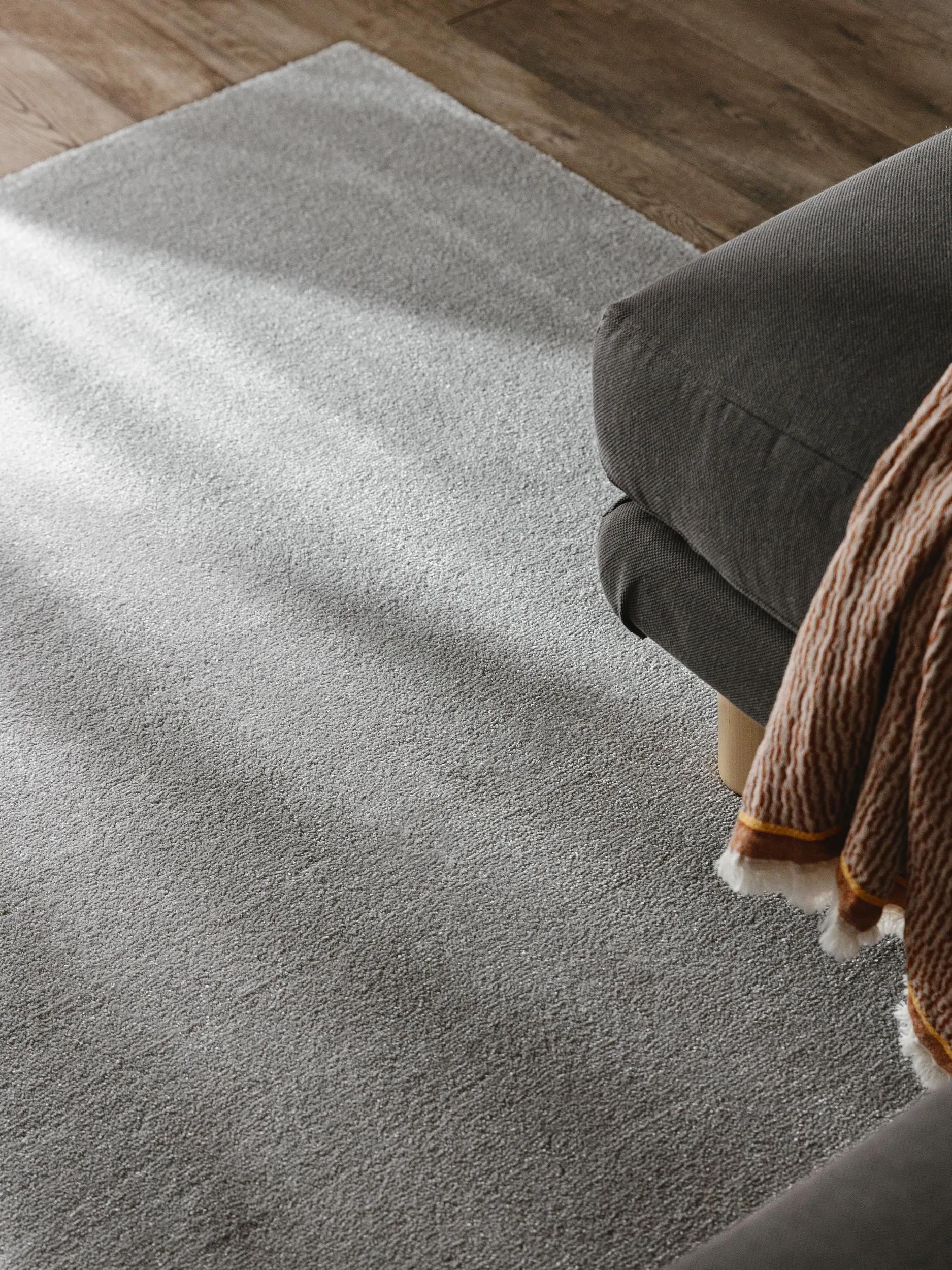 Washable Rug Melvin Light Grey