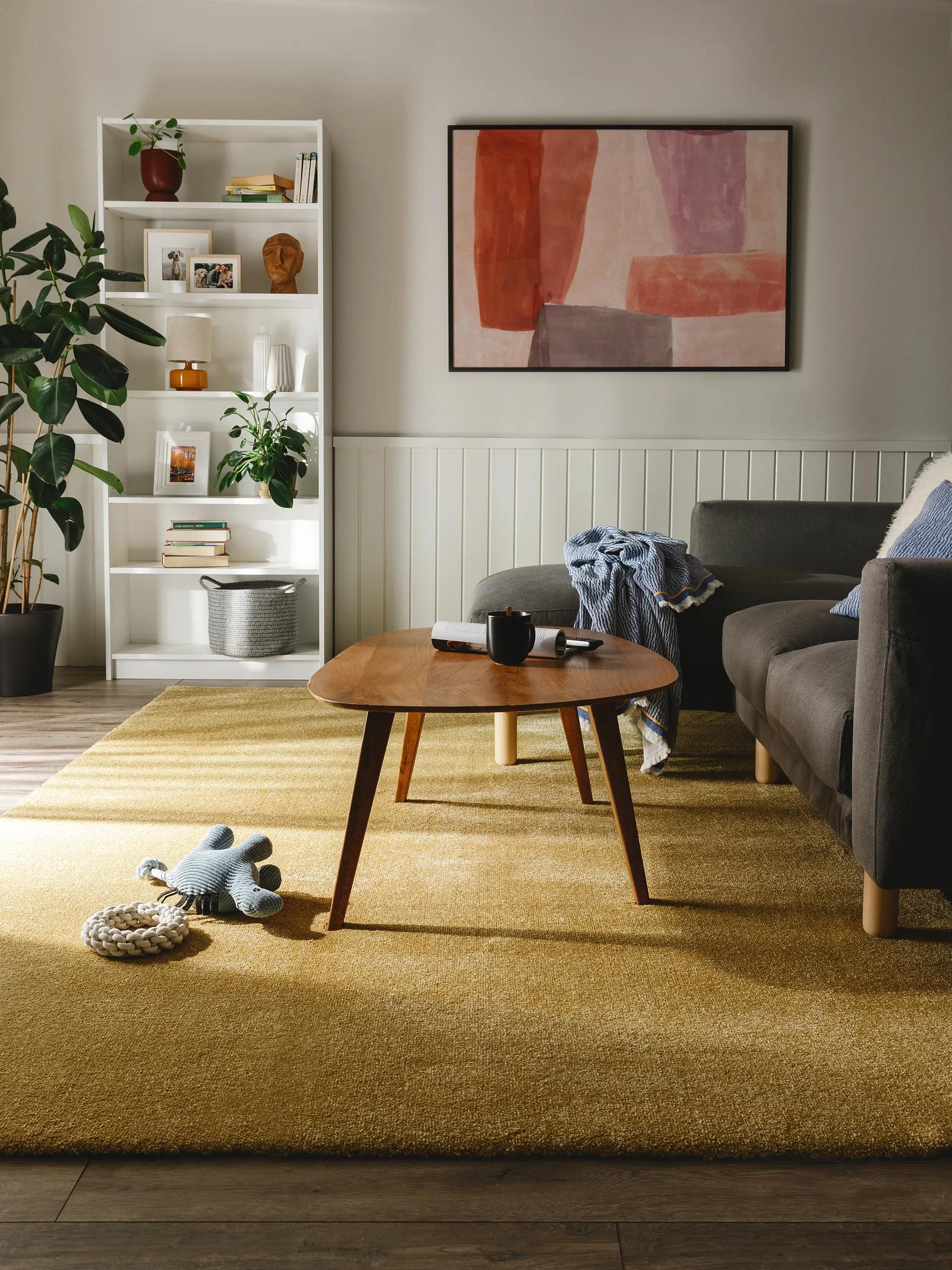 Washable Rug Melvin Yellow