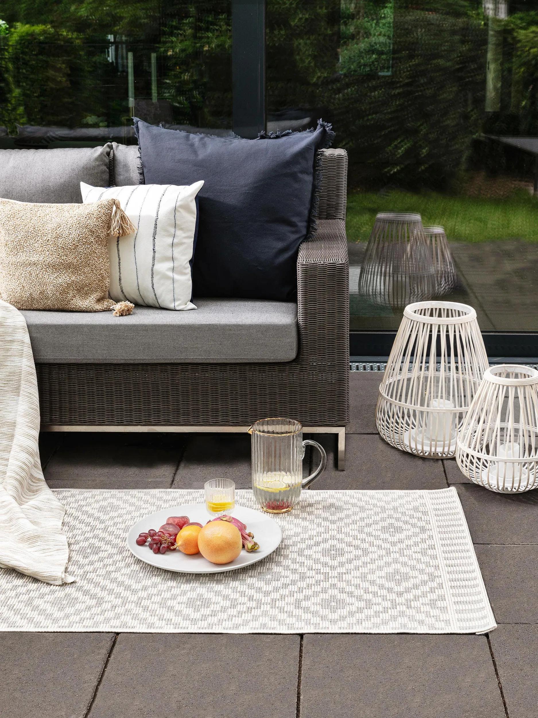 In- & Outdoor Rug Metro Grey