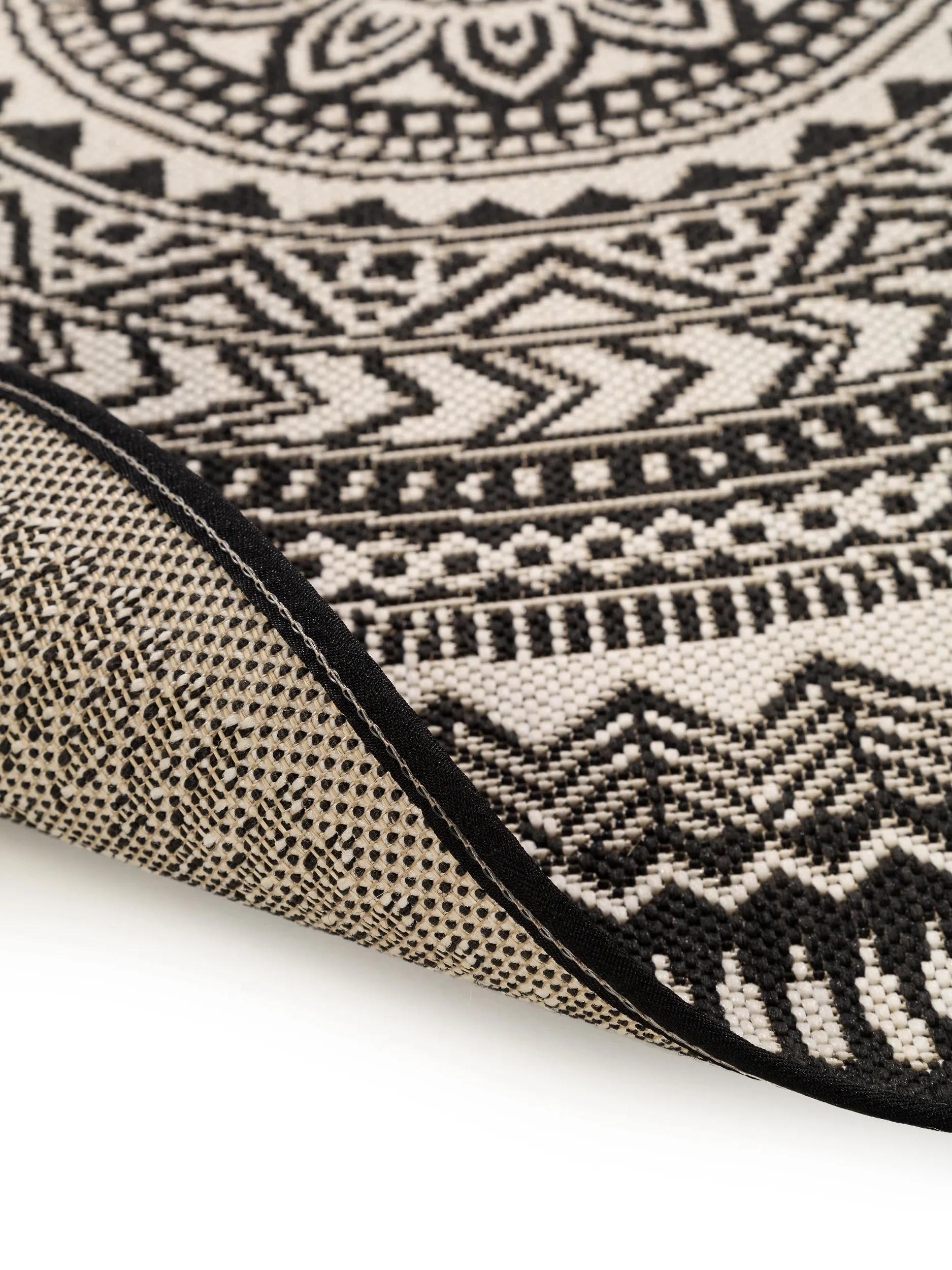In- & Outdoor Rug Metro Black/White