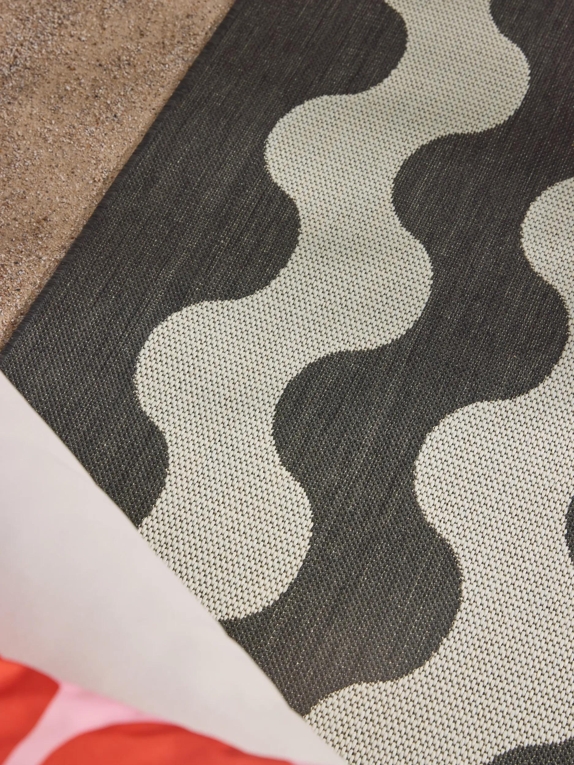 In- & Outdoor Rug Metro Black/White