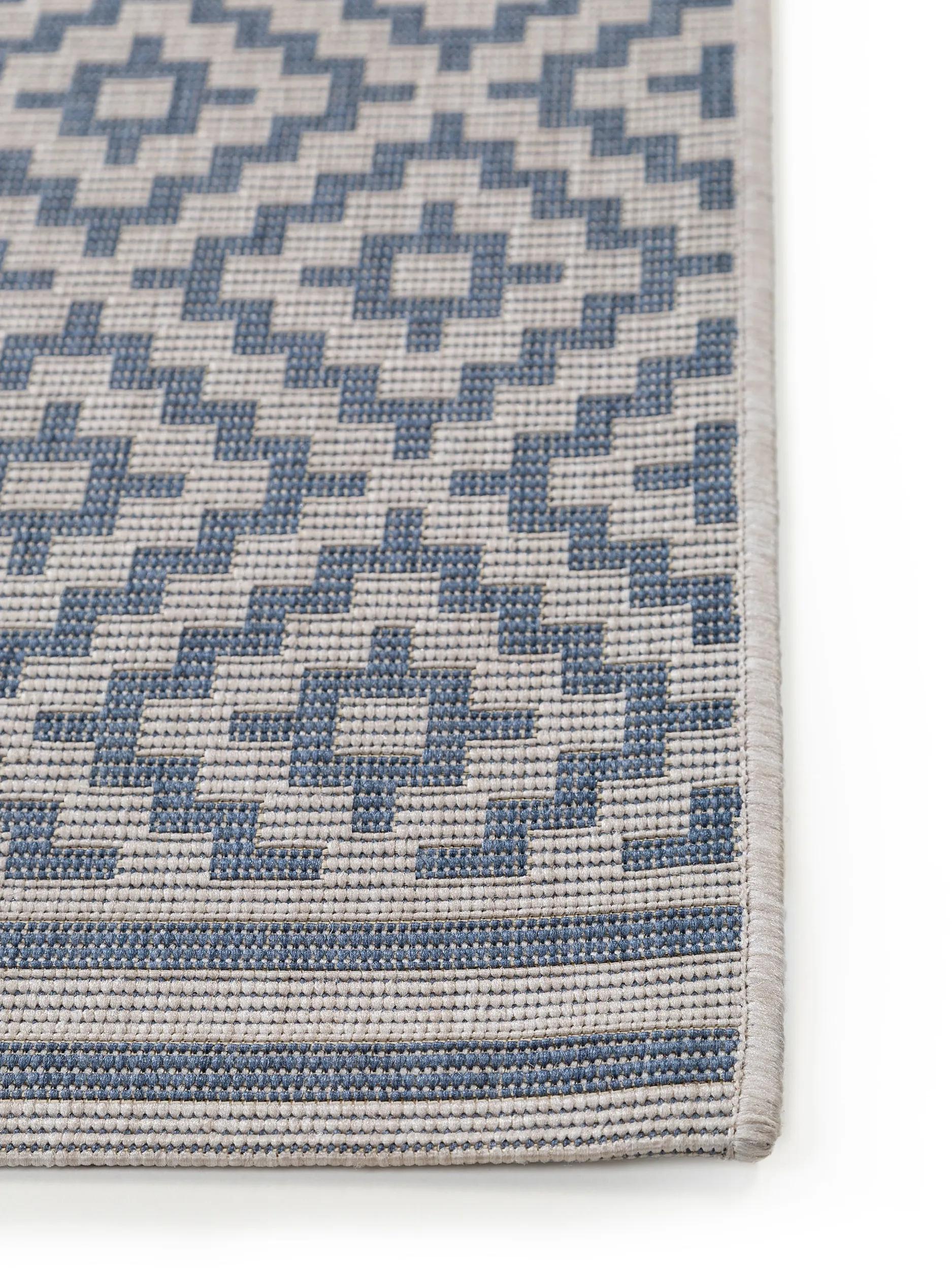 In- & Outdoor Rug Metro Blue