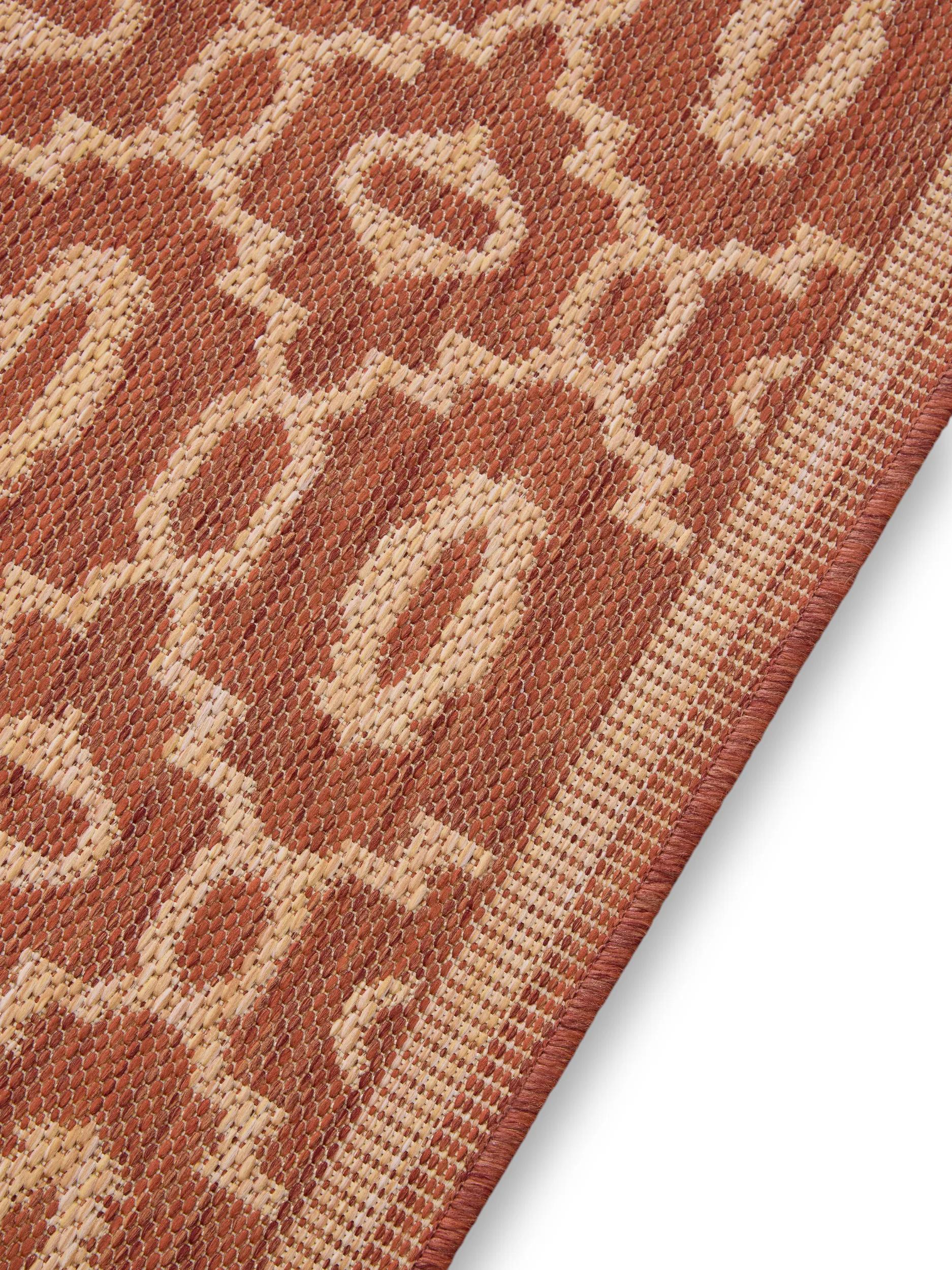 In- & Outdoor Rug Metro Beige/Red