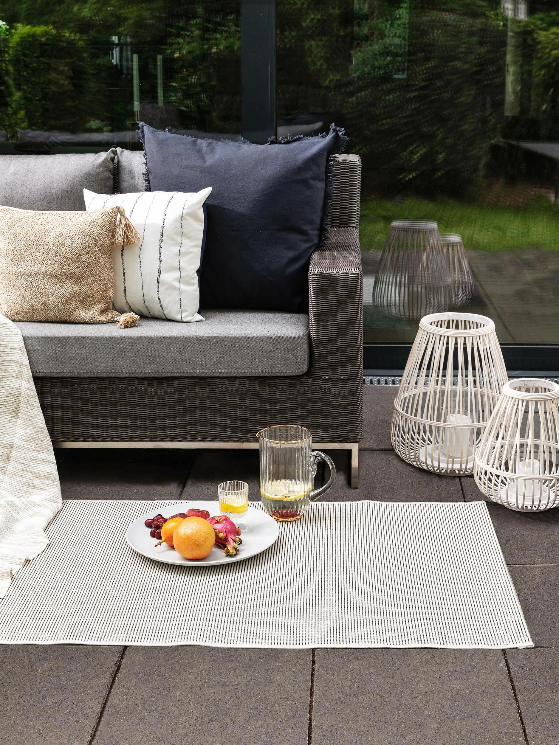 In- & Outdoor Runner Metro White