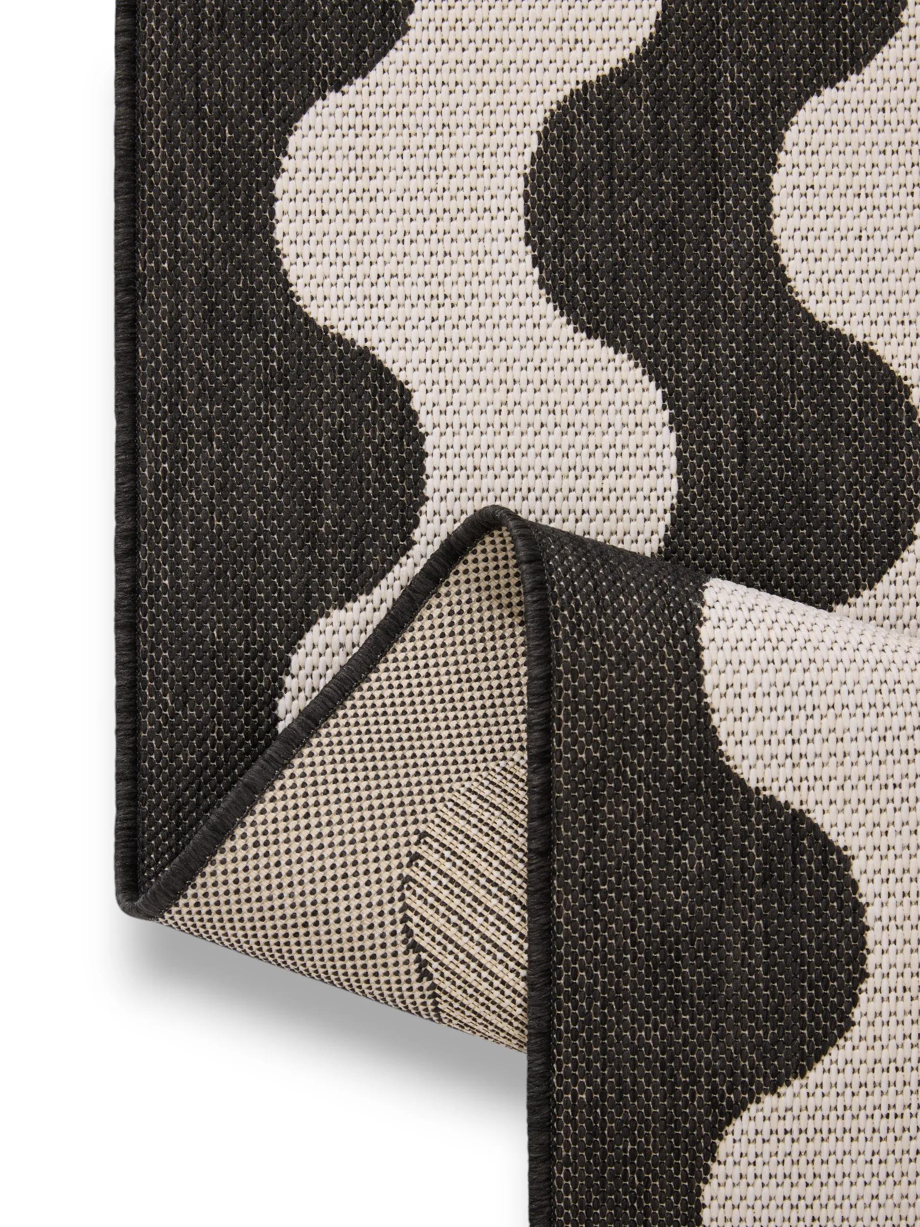 In- & Outdoor Runner Metro Black/White