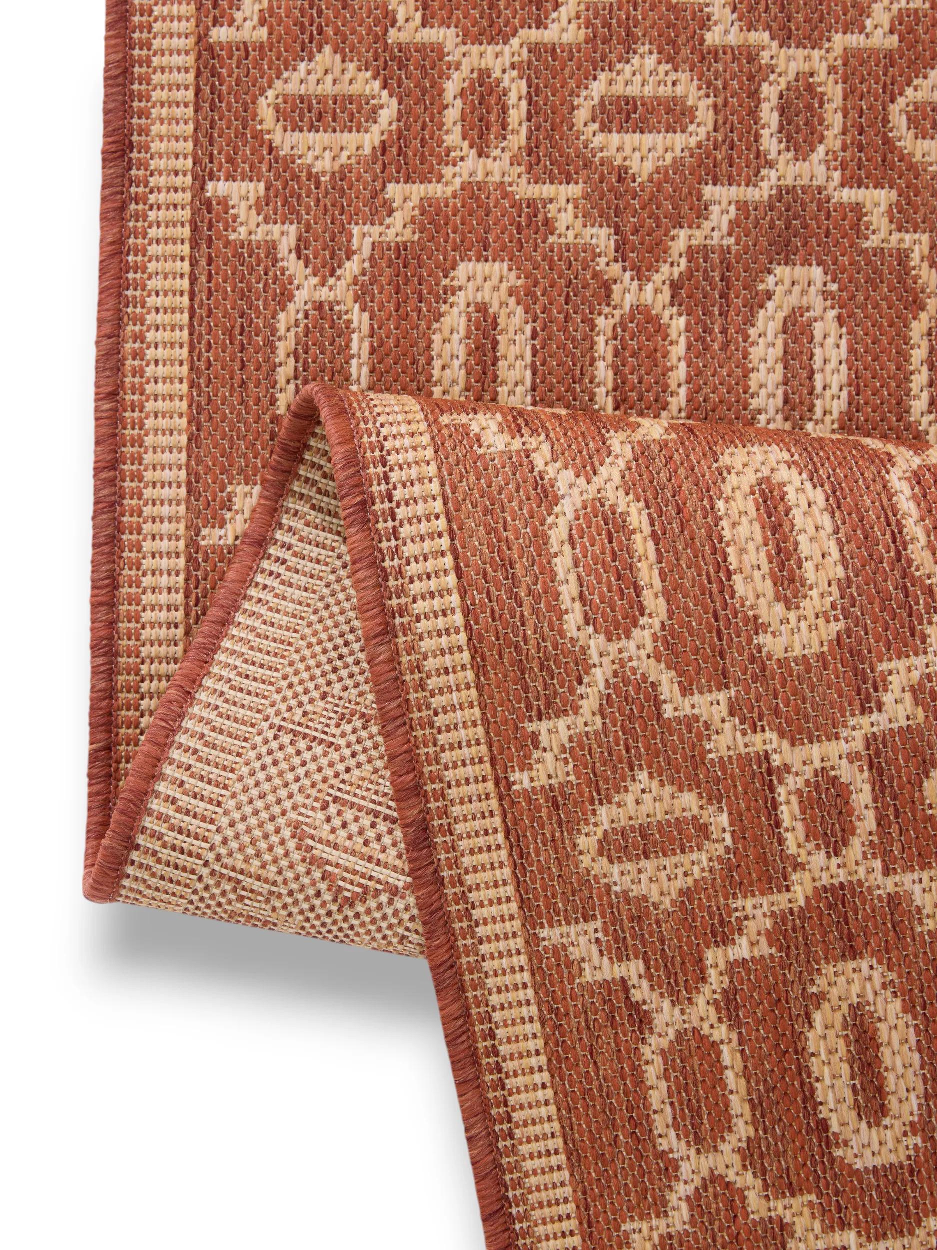 In- & Outdoor Runner Metro Beige/Red