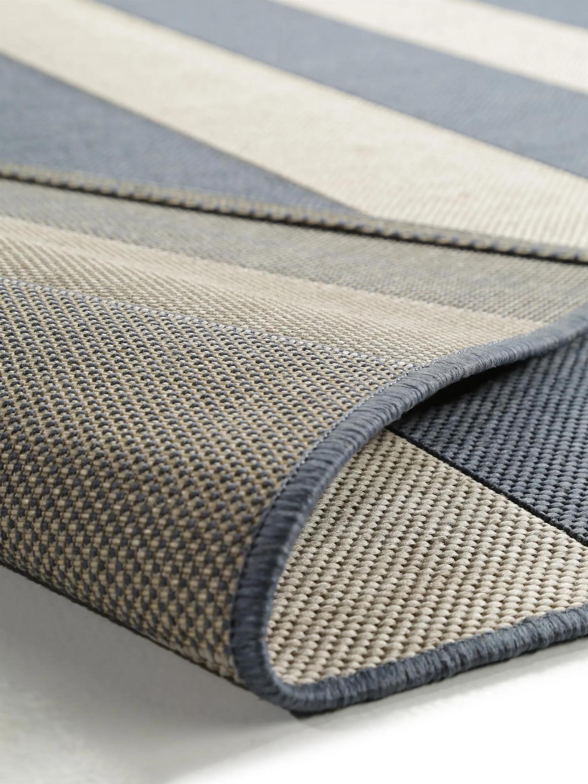 Alfombra de interior y exterior Metro Azul