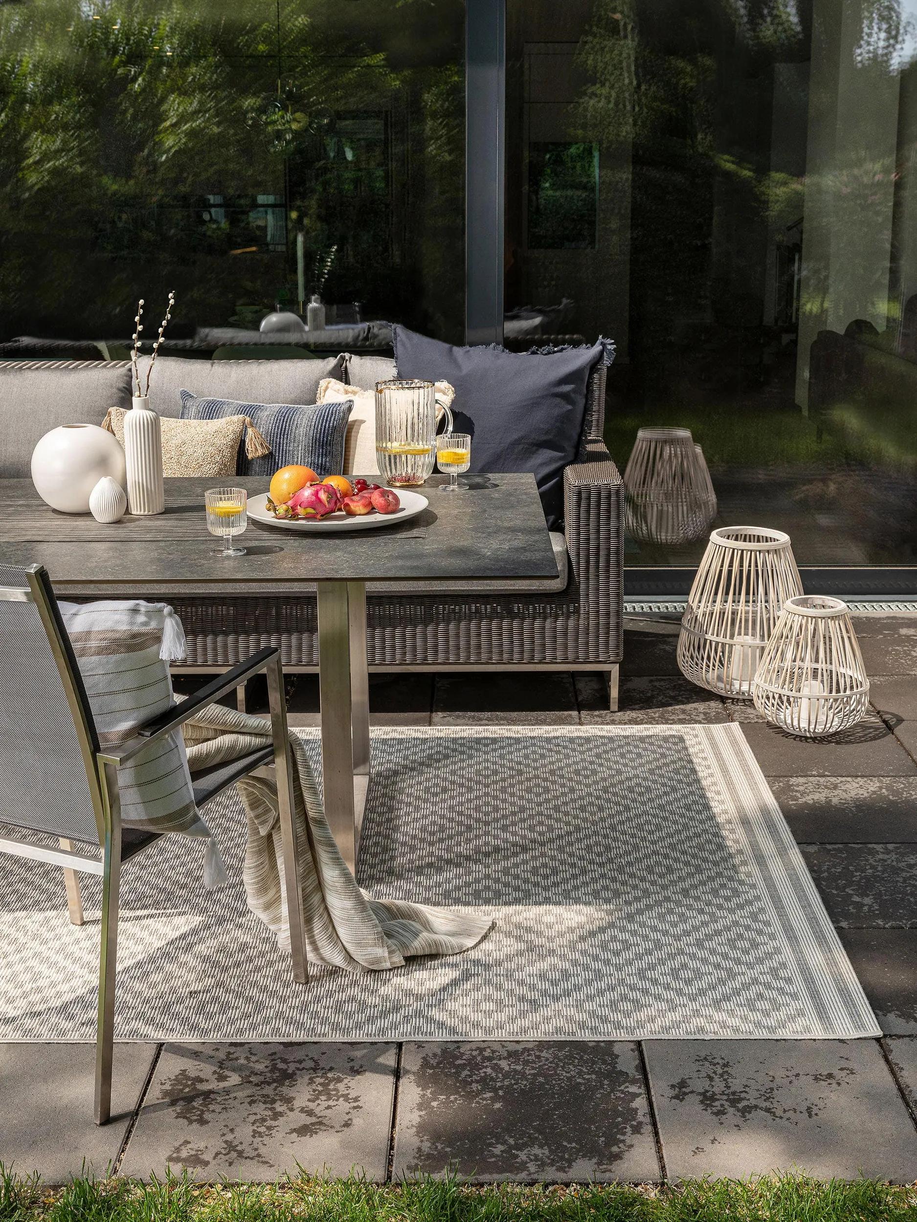 In- & Outdoor Rug Metro Grey