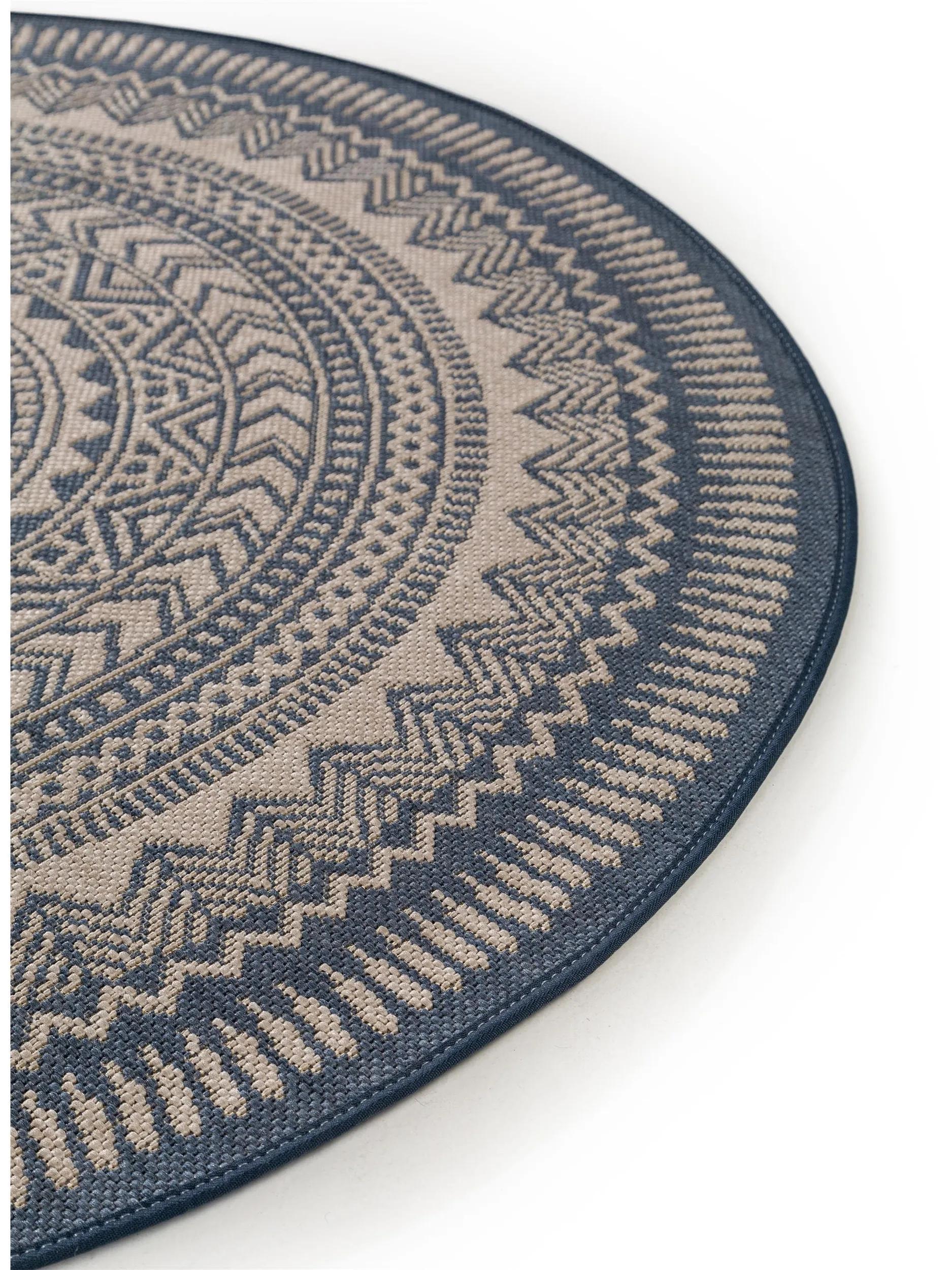 In- & Outdoor Rug Metro Blue