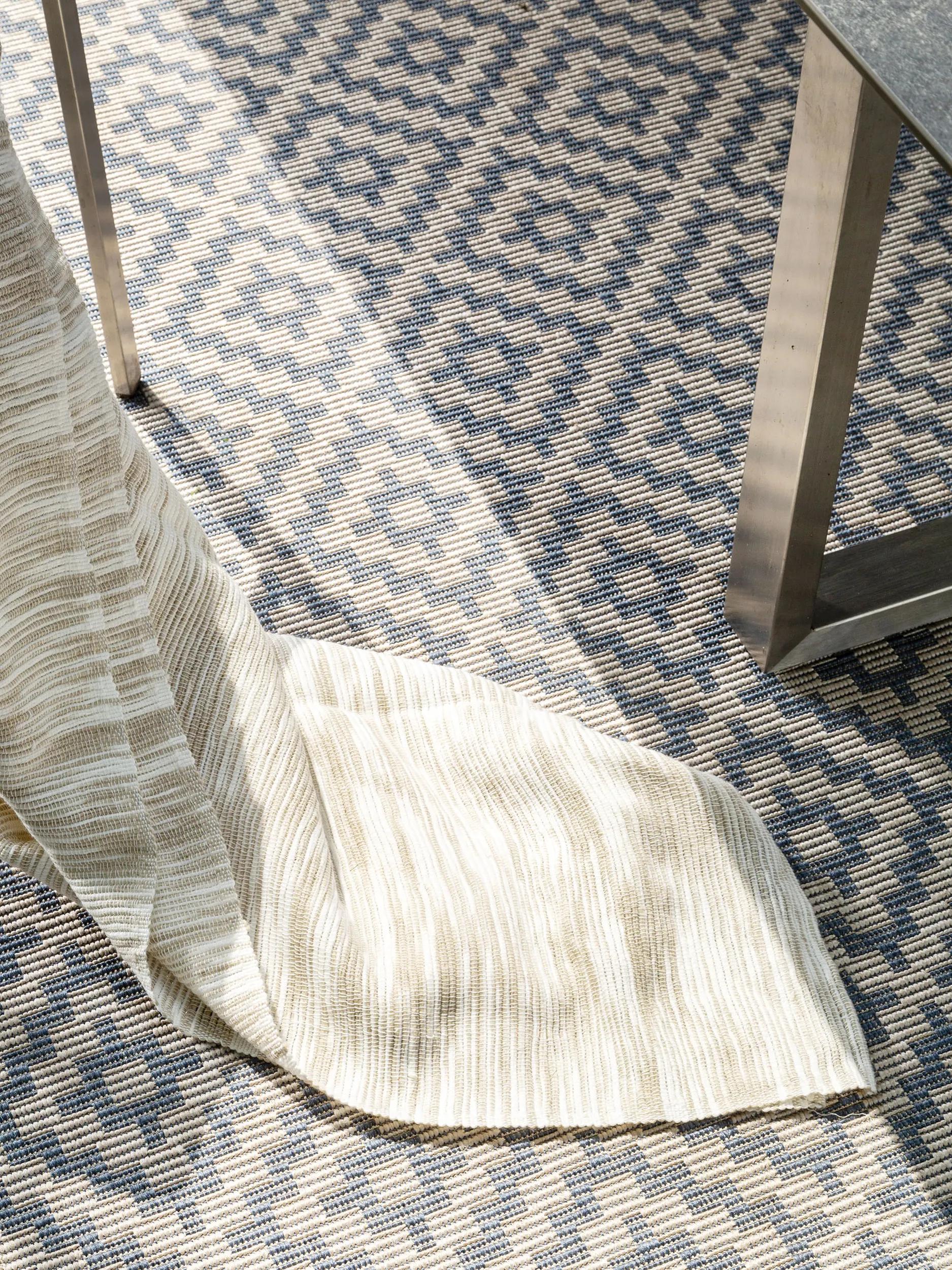In- & Outdoor Rug Metro Blue